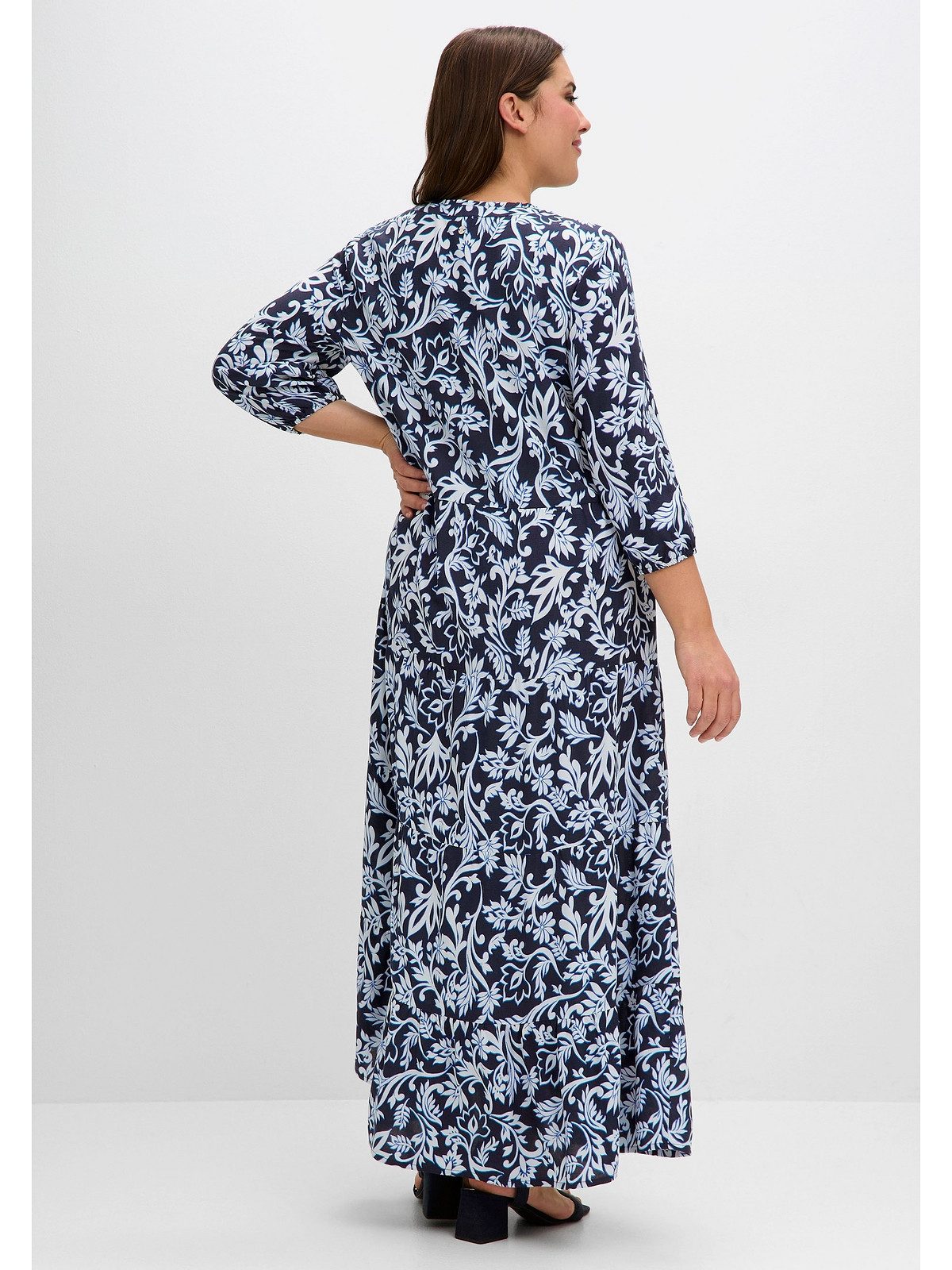 Sheego Maxikleid Große Größen mit floralem günstig online kaufen