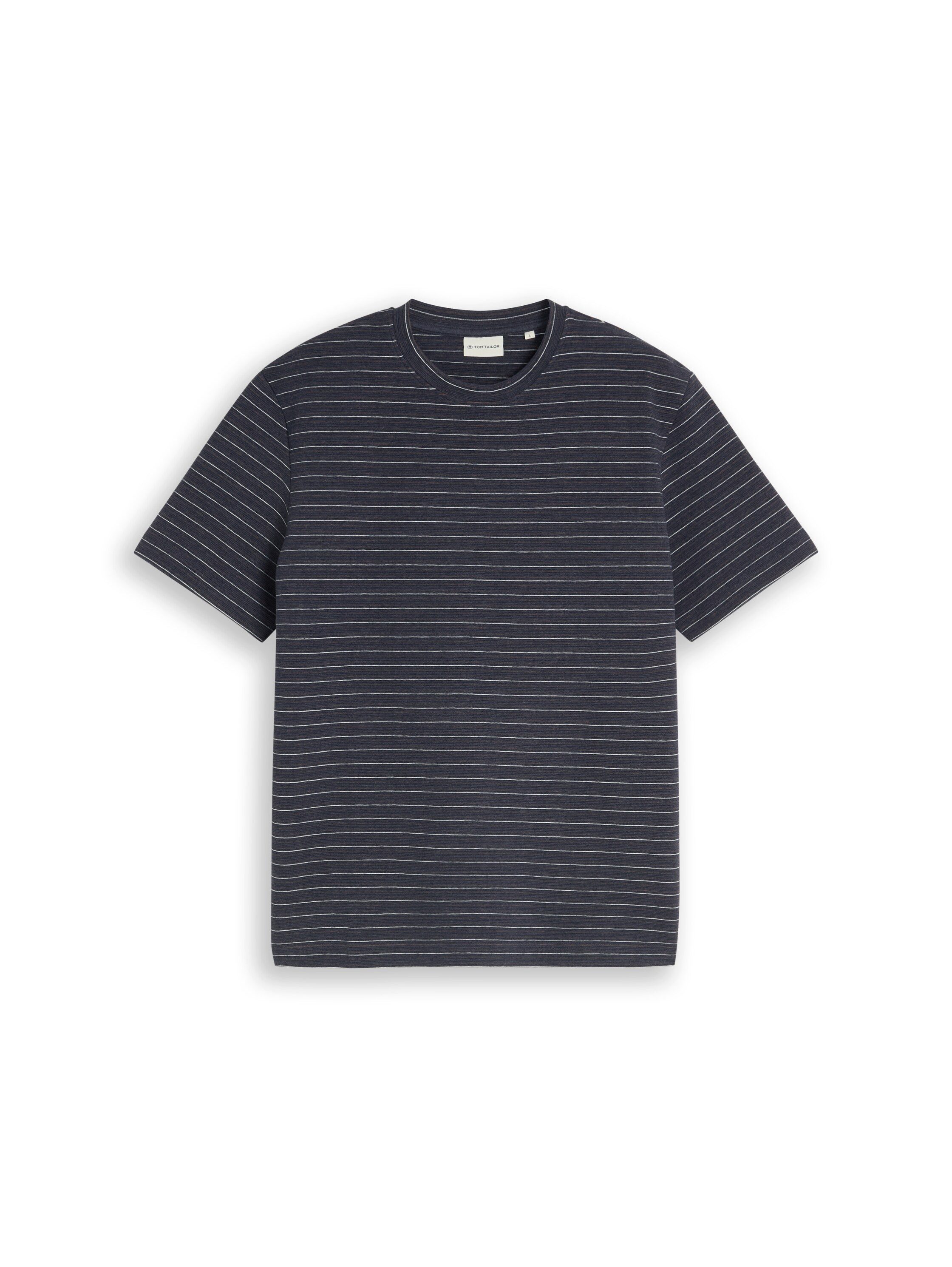 TOM TAILOR Kurzarmshirt Sommershirt mit feinen Streifen – Bild 5 von 5