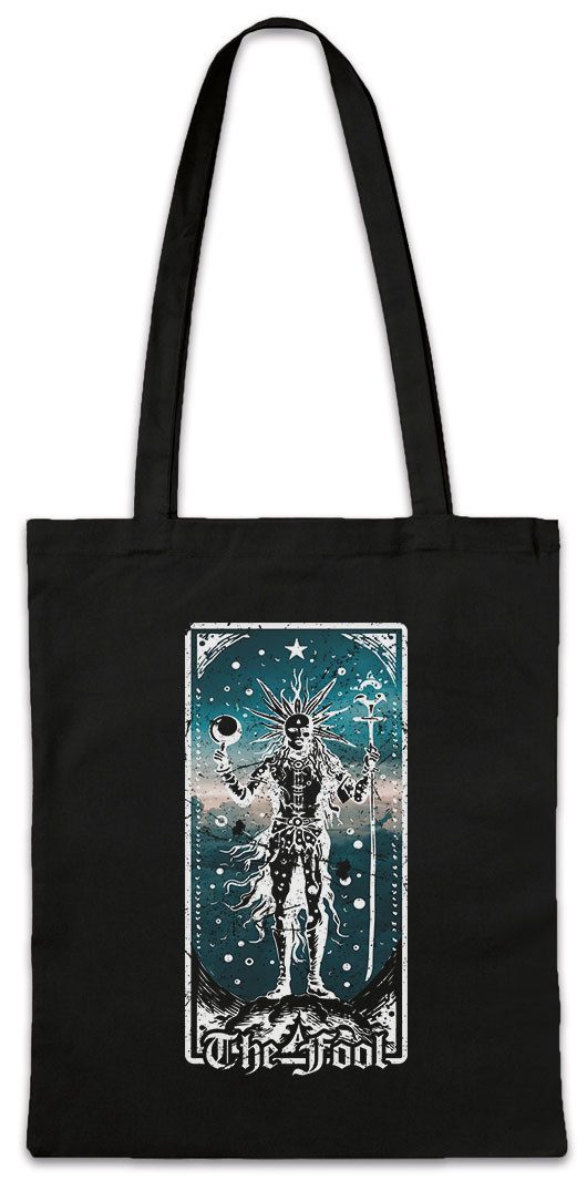 Beuteltasche Tarot B The Fool Stofftasche Set Card Karte Deck Arcana Voodoo Major