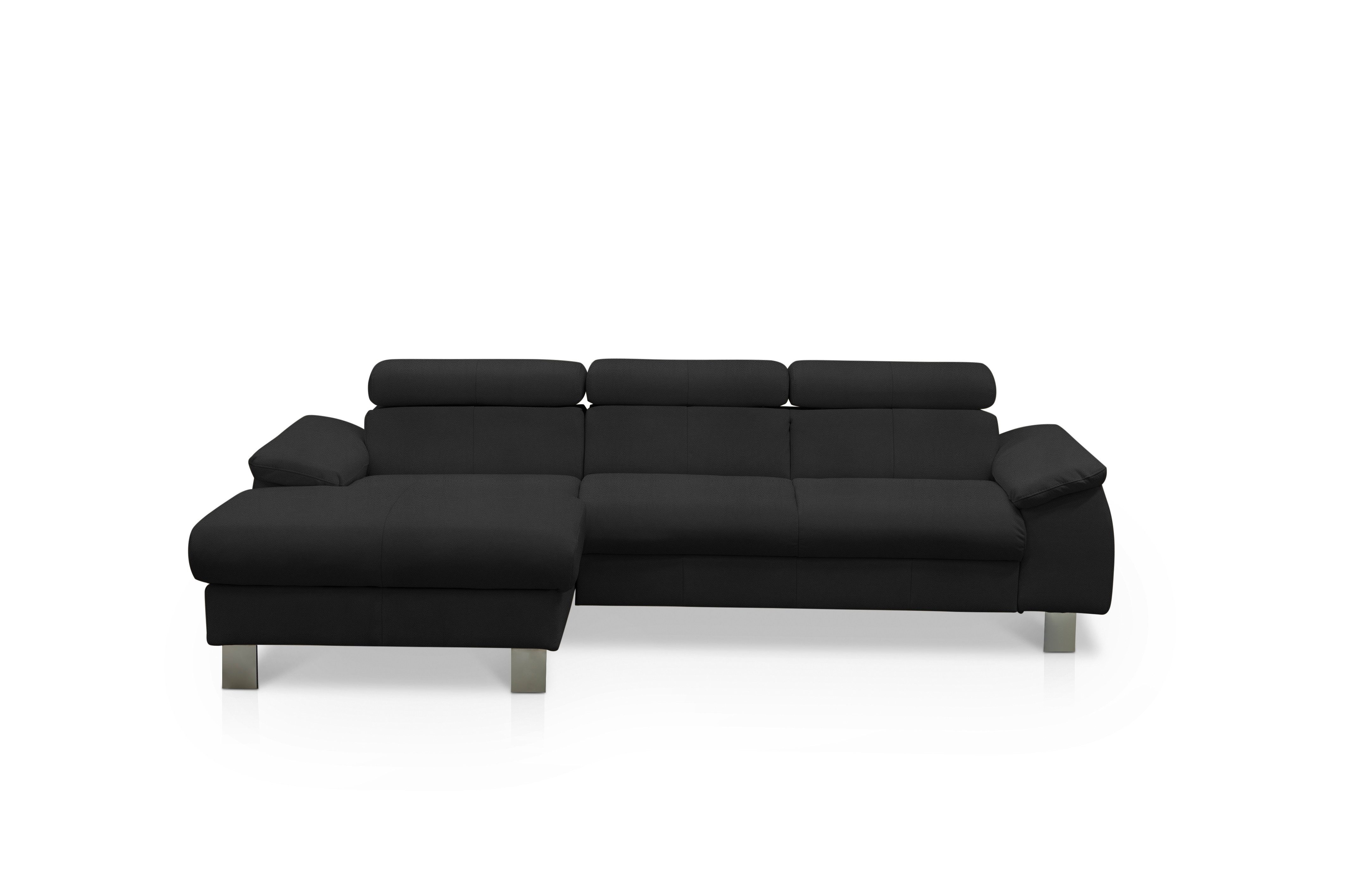 COTTA Ecksofa Micky Echtleder, Echtleder mit Schlaffunktion und Bettkasten