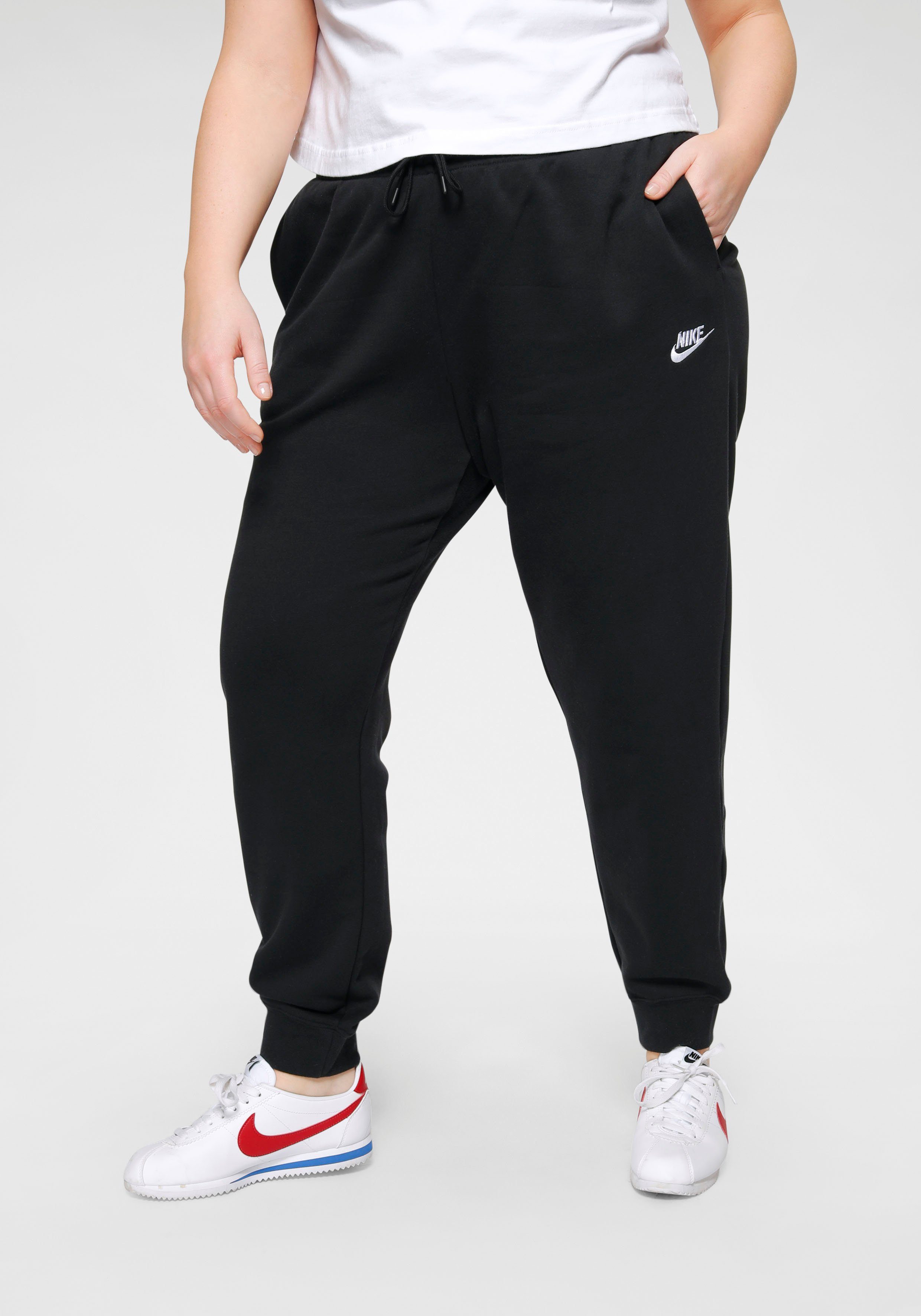 SIZE Nike FLC ESSNTL W Sportswear PANT Jogginghose REG NSW PLUS
