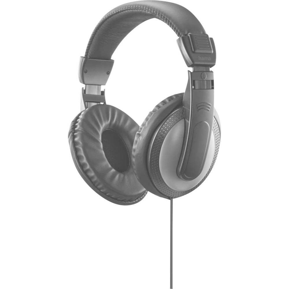 Hama Kopfhörer Shell II, langes Kabel (2m), Schwarz Over Ear Kopfhörer Kopfhörer