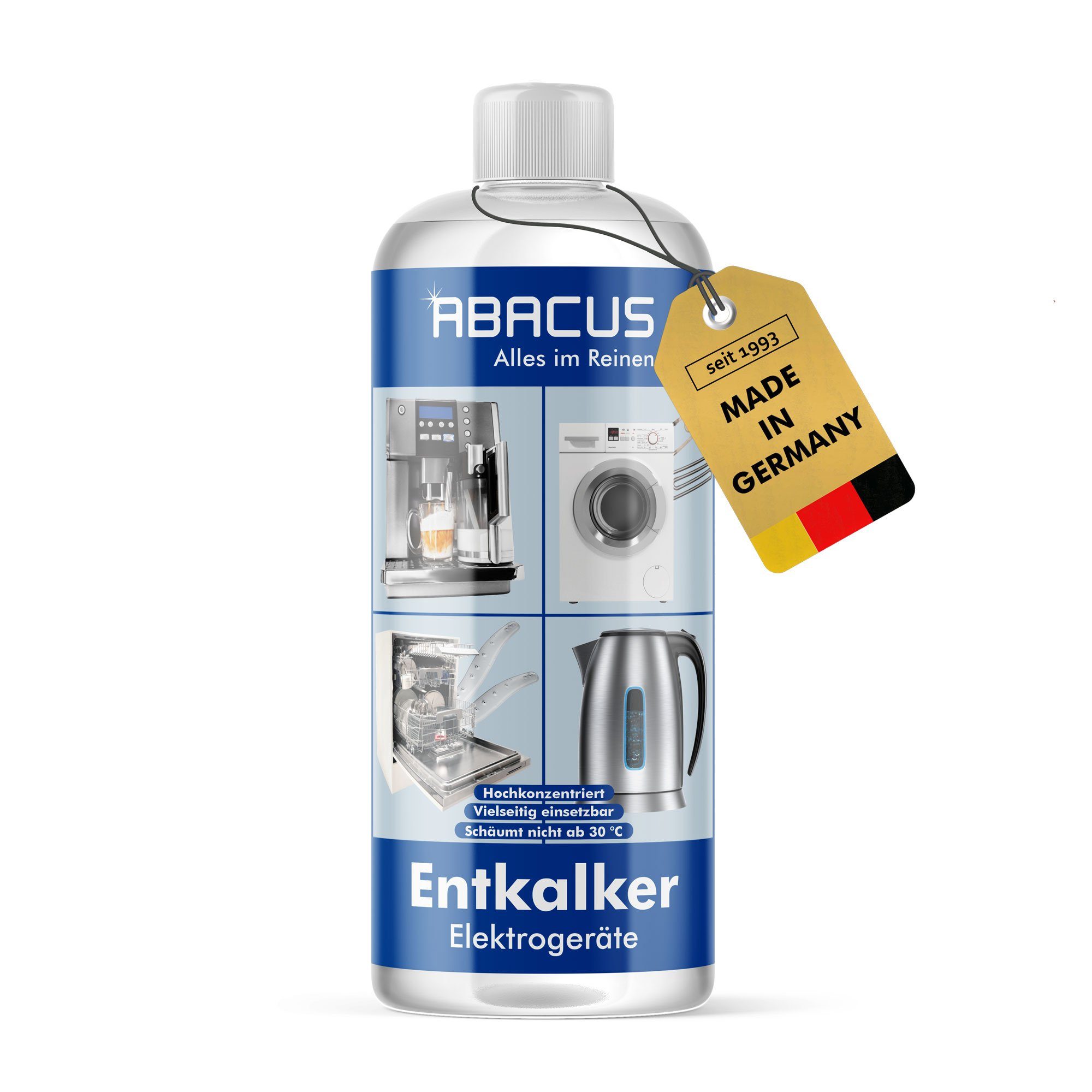 ABACUS Entkalker Universal-Entkalker Schnell-Entkalker Entkalker (Vielseitig einsetzbar, [- Arbeitet schnell Hochkonzentriert)