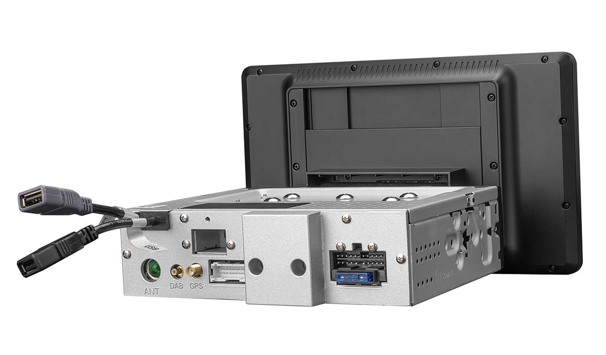 Zenec Z-E3771 1-DIN DAB+ Infotainer mit CP/GAA Autoradio (RDS, AM/FM Radio, Animiertes Display, Freisprecheinrichtung, 1 DIN)