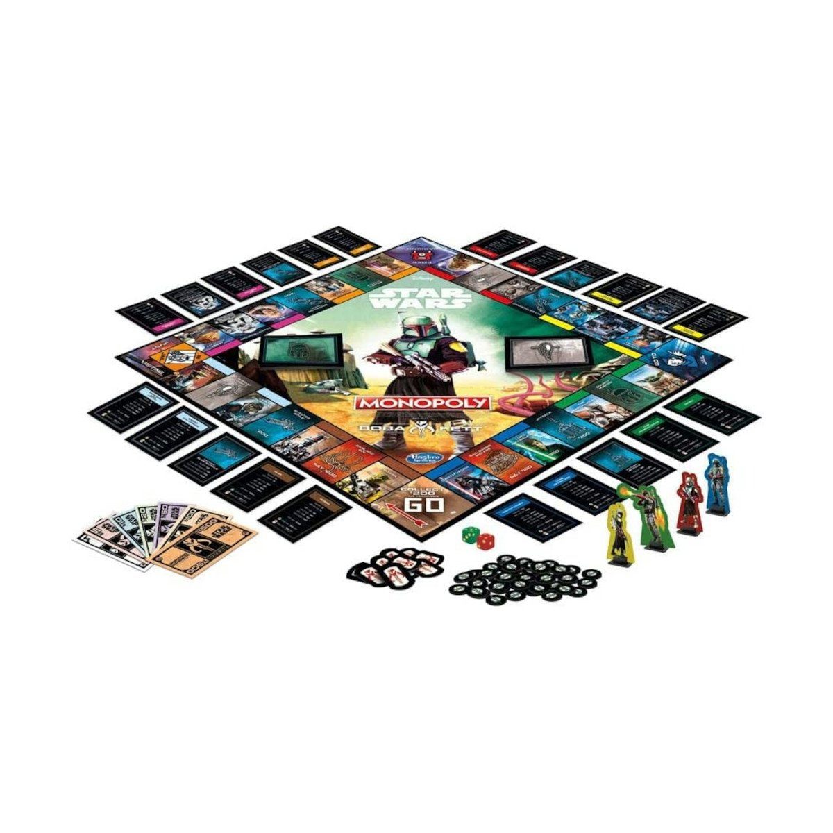 Spiel, - Wars: Star Monopoly Boba Fett Brettspiel Hasbro (englisch)