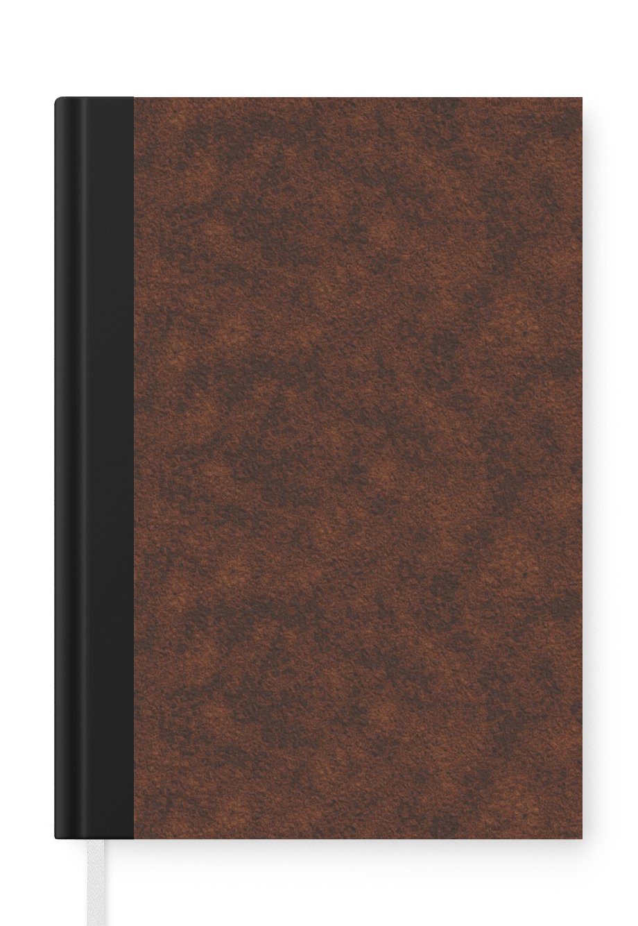 MuchoWow Notizbuch Metall - Vintage - Rost - Muster, Journal, Merkzettel, Tagebuch, Notizheft, A5, 98 Seiten, Haushaltsbuch