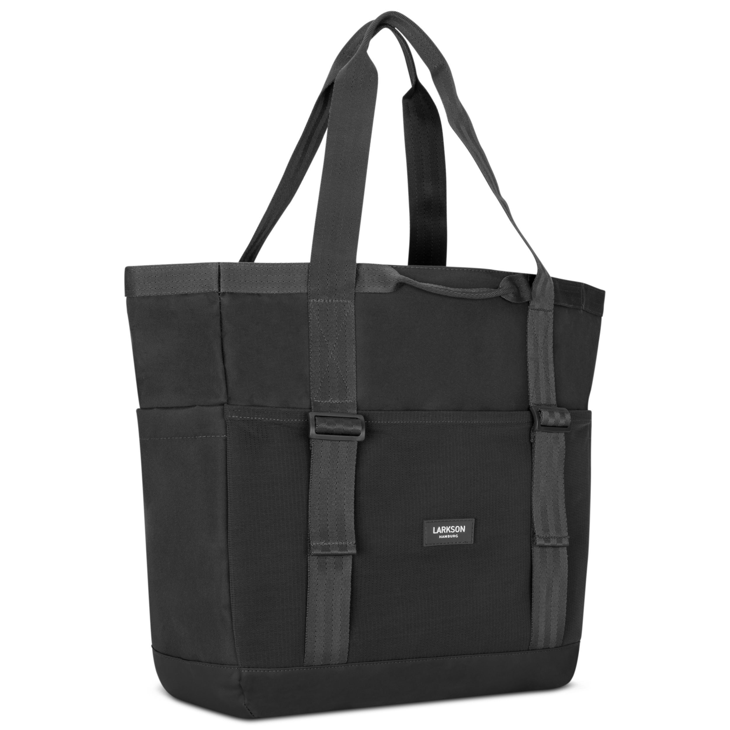 LARKSON Shopper Smilla Strandtasche für Damen und Herren (1-tlg), Große Beach Bag für Strand und Urlaub, Reißverschluss, Wasserabweisend