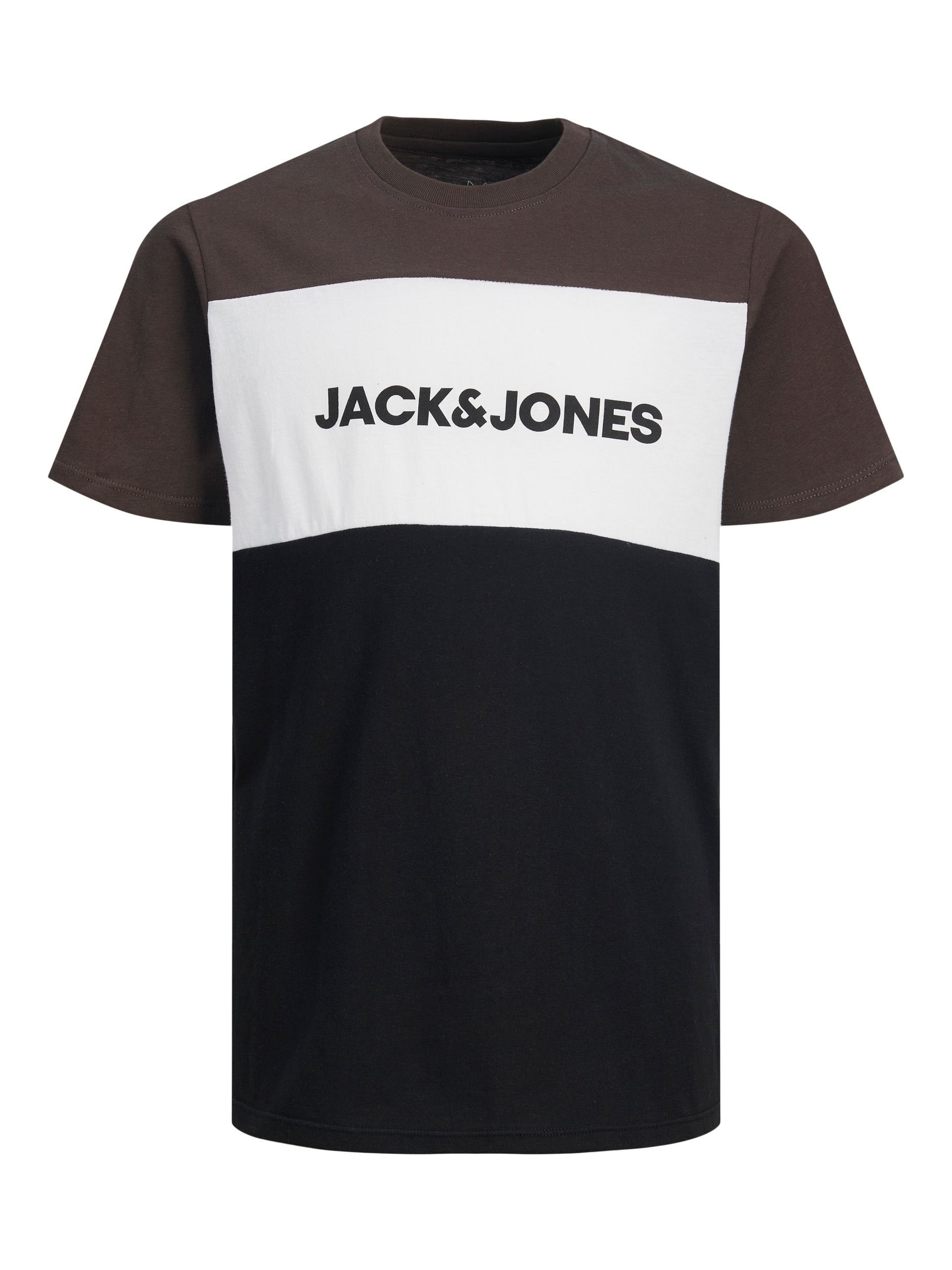 Jack & Jones Junior T-Shirt JJELOGO BLOCKING TEE JNR mulch