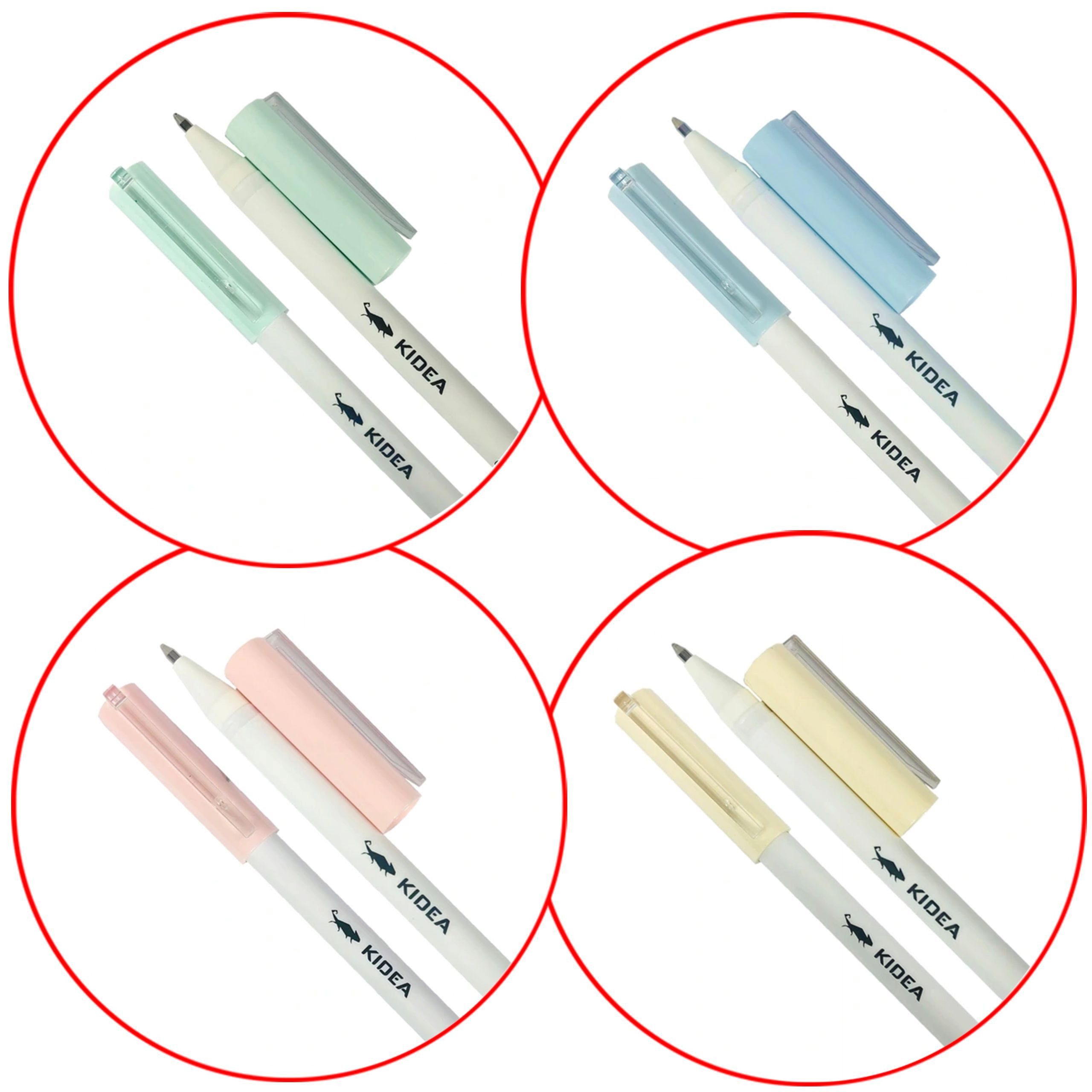 Kidea Bleistift 12x Kidea Bleistifte - Ausradierbare, blaue Tintenroller