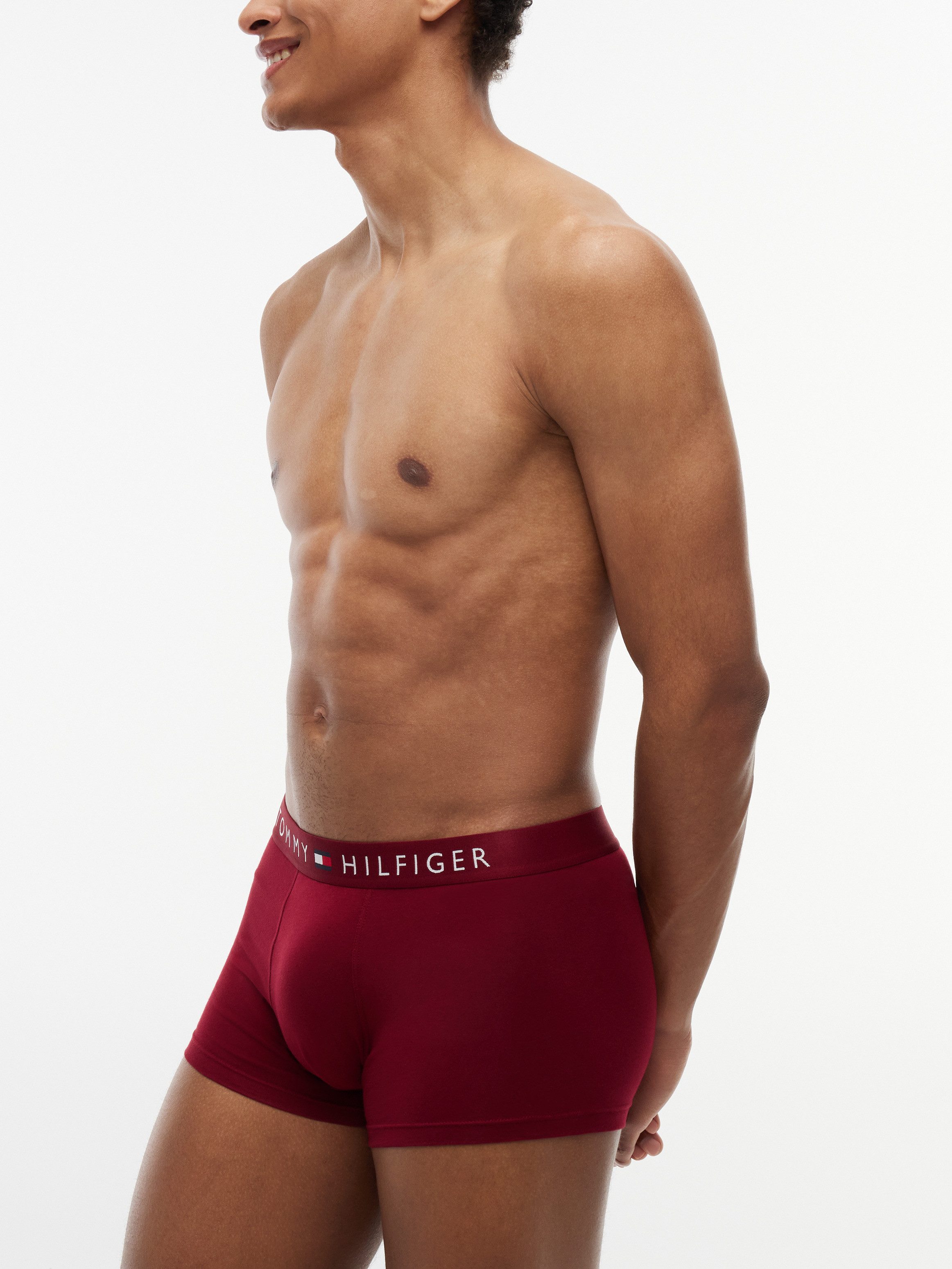 Tommy Hilfiger Underwear Trunk 3P TRUNK WB (Packung, 3-St., 3er) mit Logobund – Bild 4 von 5