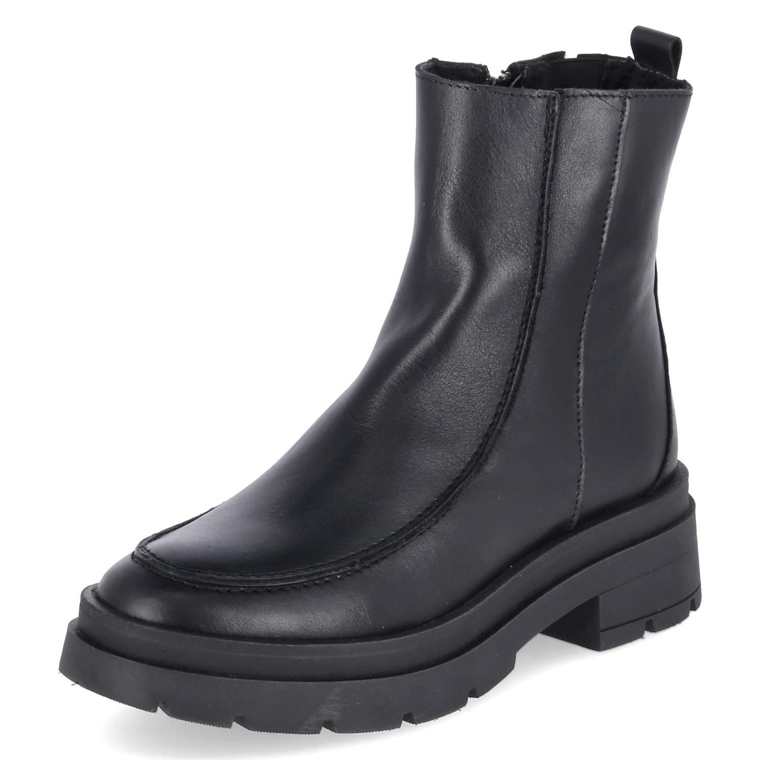 Fräulein Frida Fräulein Frida Boots F-8560 Sauvage Black Damen Glattleder black Schlupfstiefel – Bild 2 von 5