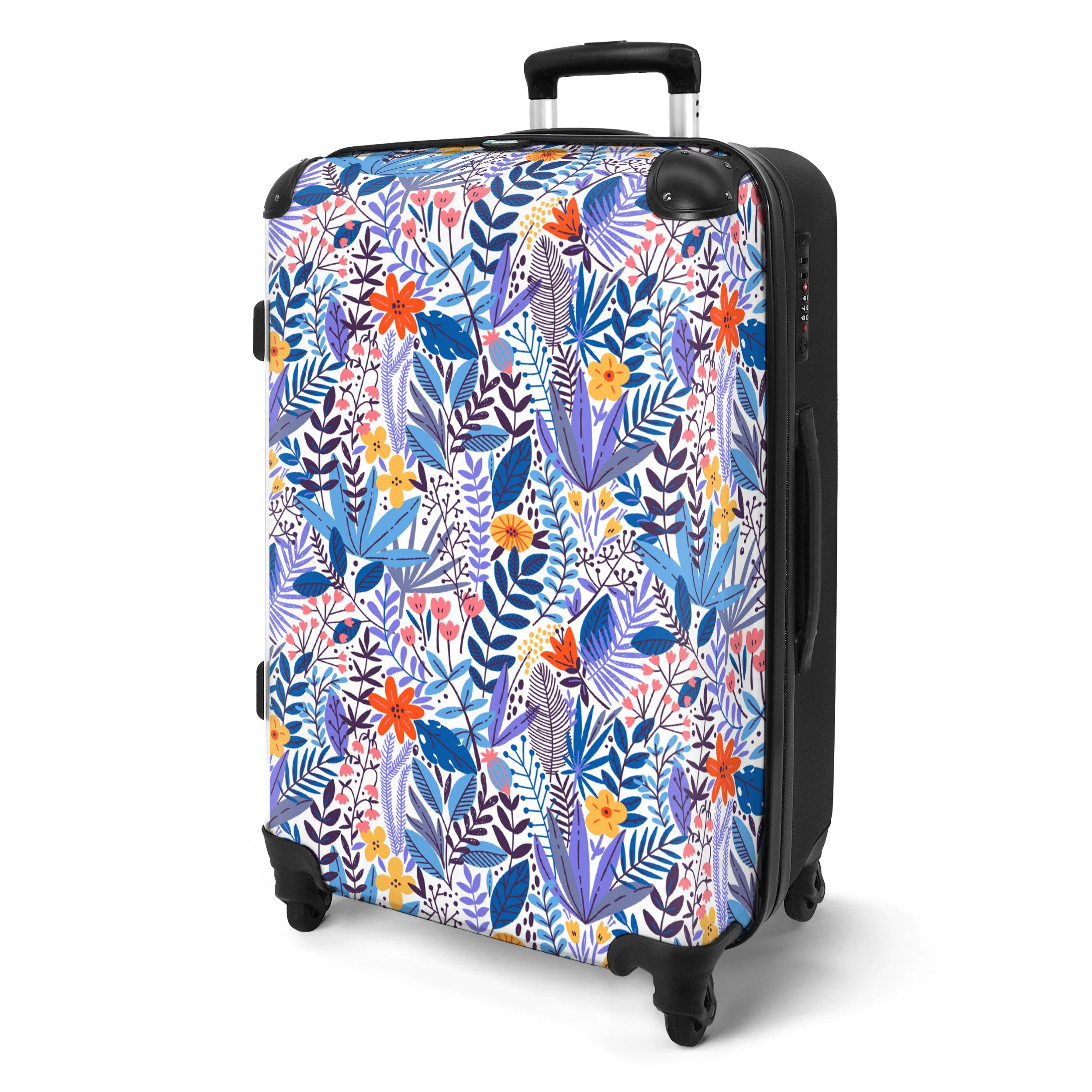 NoBoringSuitcases.com© Hartschalen-Trolley Blumen - Pflanzen - günstig online kaufen