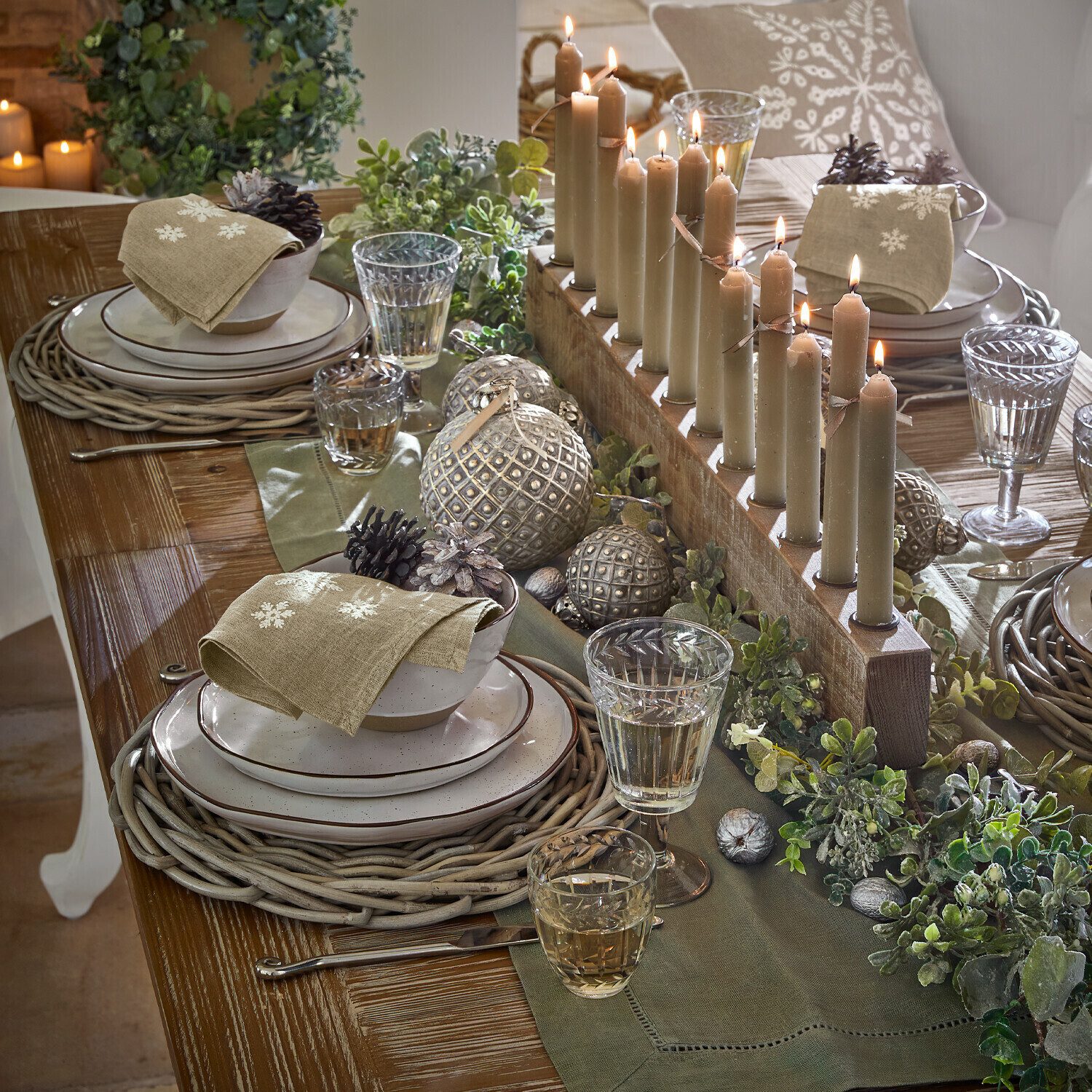 Kunstgirlande Girlande Grand grün, Mirabeau, Höhe 183.0 cm