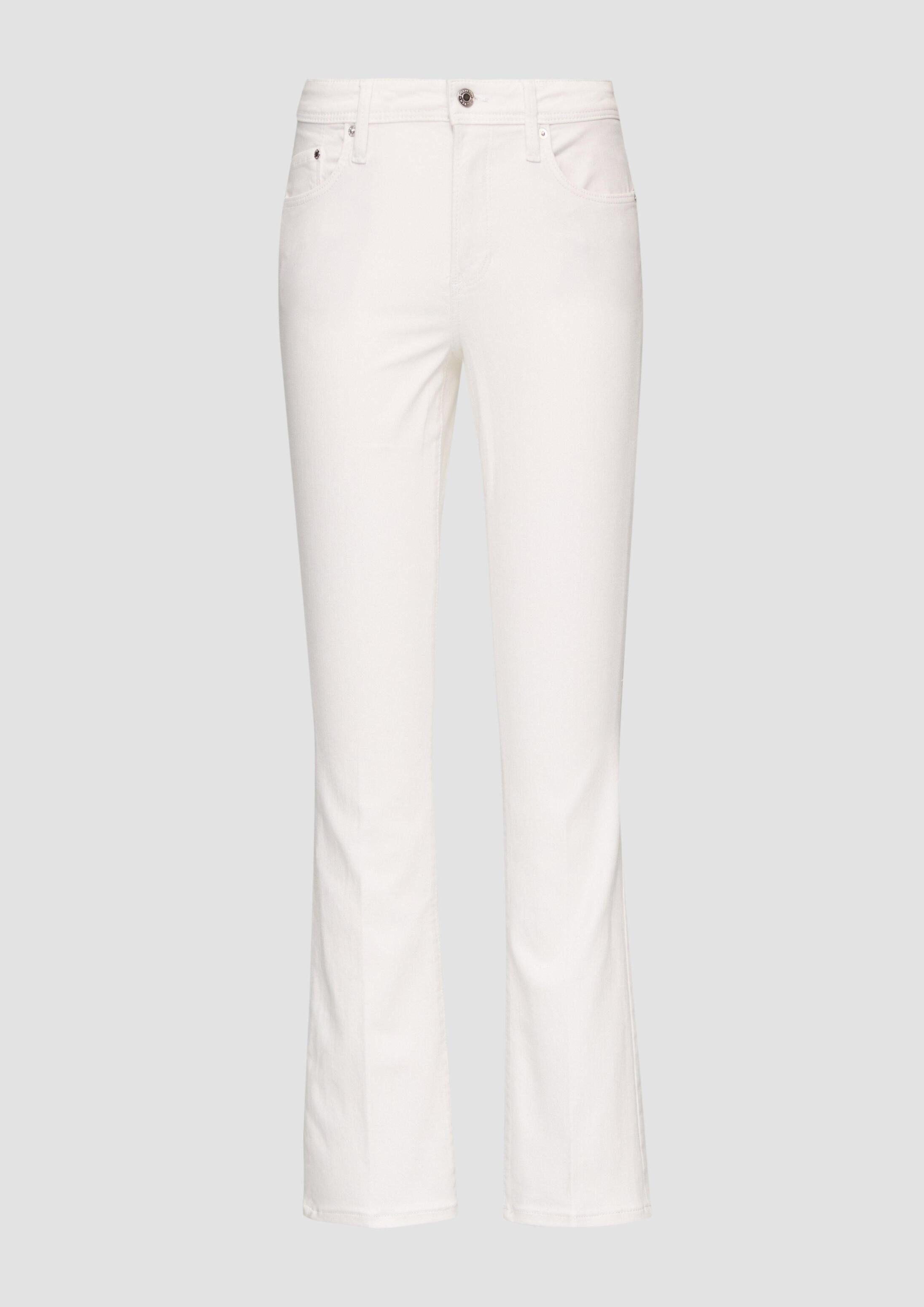 s.Oliver Slim-fit-Jeans Jeans-Hose BEVERLY Ankle-Jeans Beverly / Slim Fit / Mid Rise / Bootcut Leg