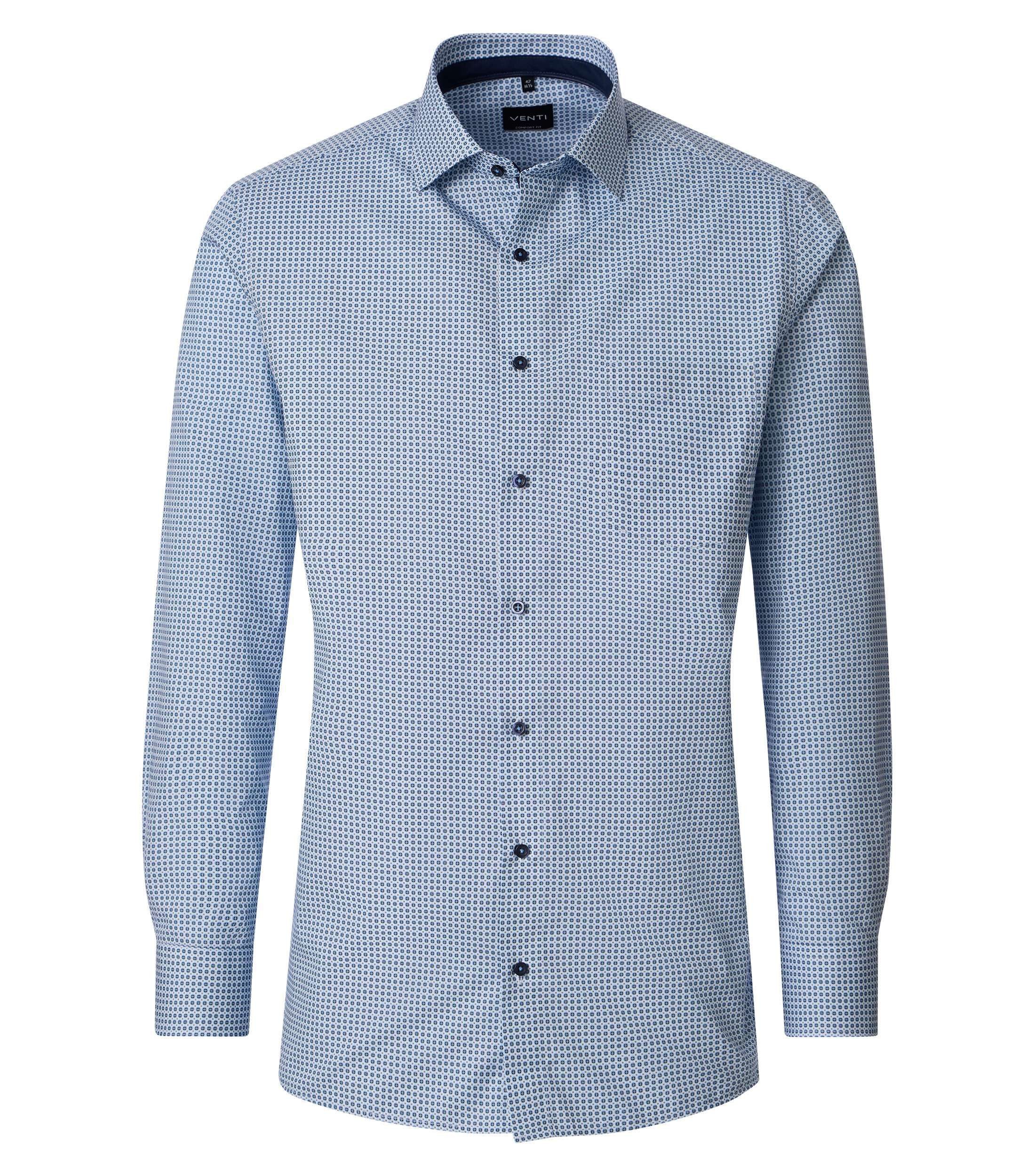 VENTI Businesshemd VENTI Businesshemd Langarm Print
