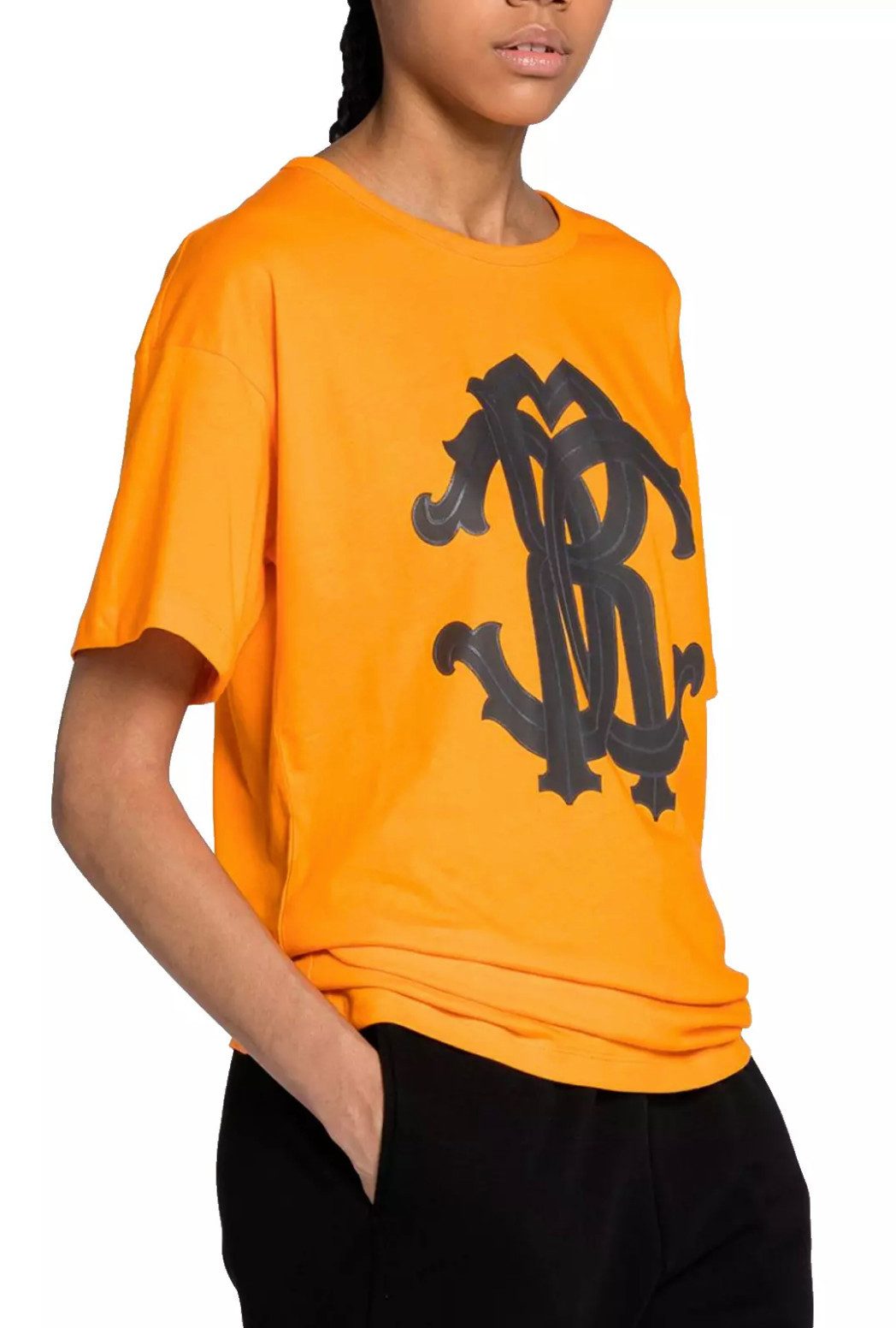 roberto cavalli T-Shirt Firenze Damen RC Monogram Exklusive Hauptlinie auff günstig online kaufen
