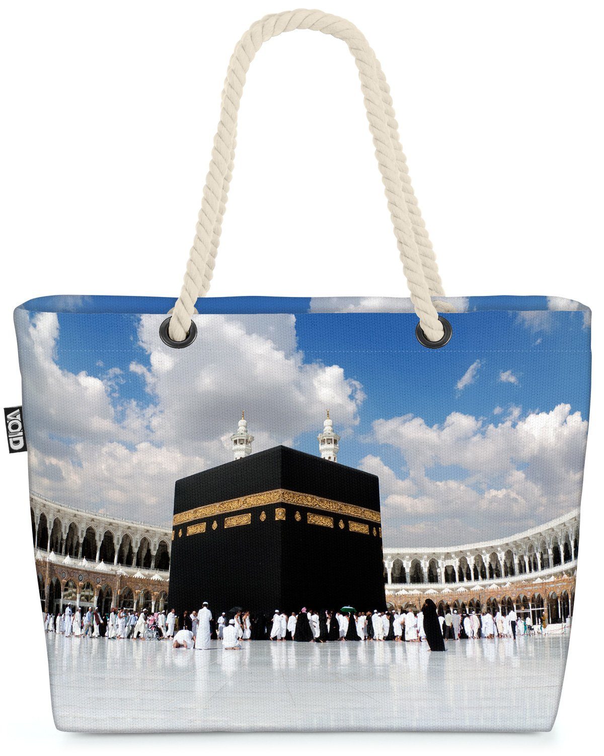 VOID Strandtasche (1-tlg), Religion Kaaba arch Umra Walfahrt Mekka Saudi-Arabien ramadan Haddsch
