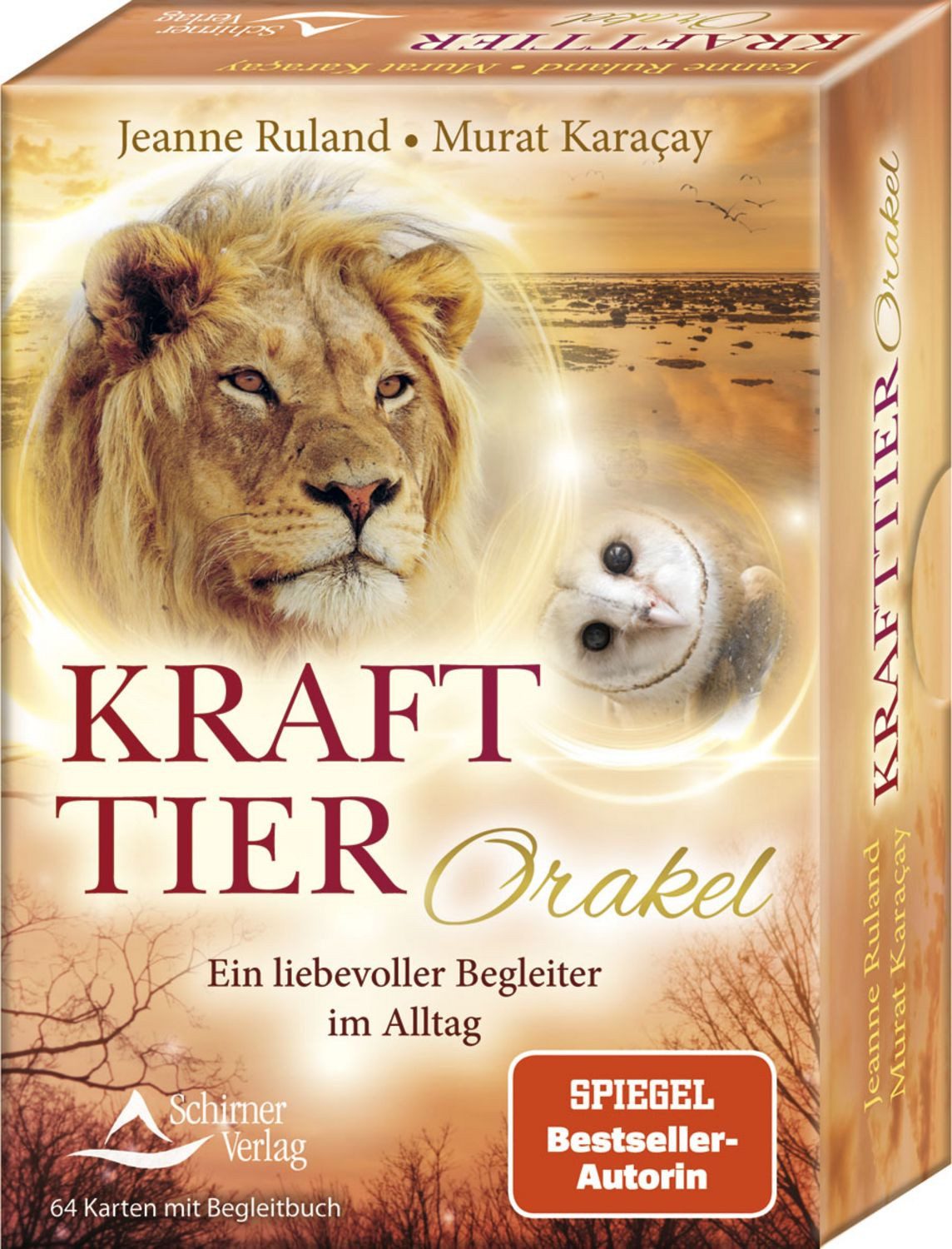 Das Krafttier-Orakel / Jeanne Ruland, Ein liebevoller Begleiter im Alltag - 64 Karten mit Begleitbuch