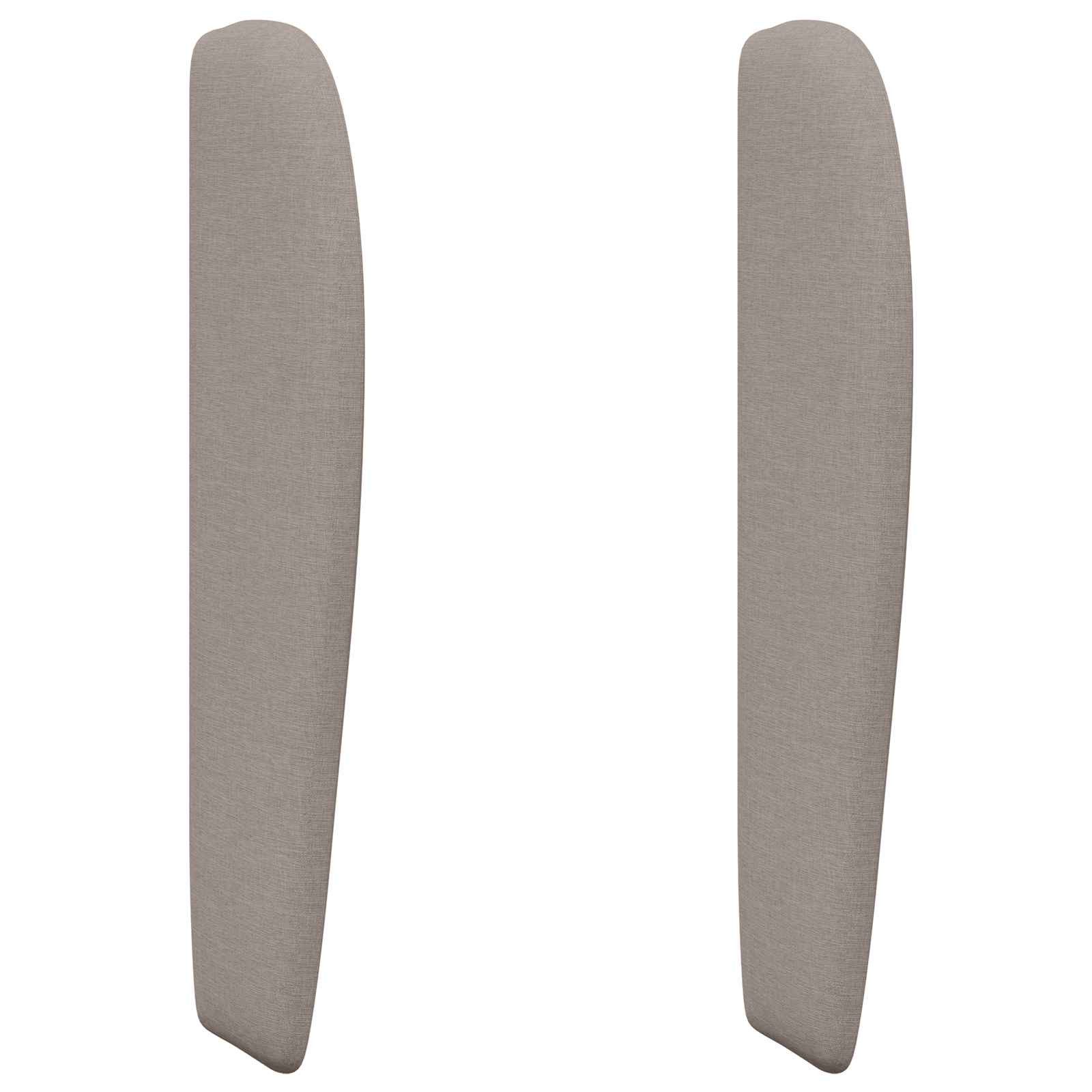 vidaXL Betthimmel Kopfteil Ohr Beige 80 x 23 x 6 cm Stoff (1-tlg)