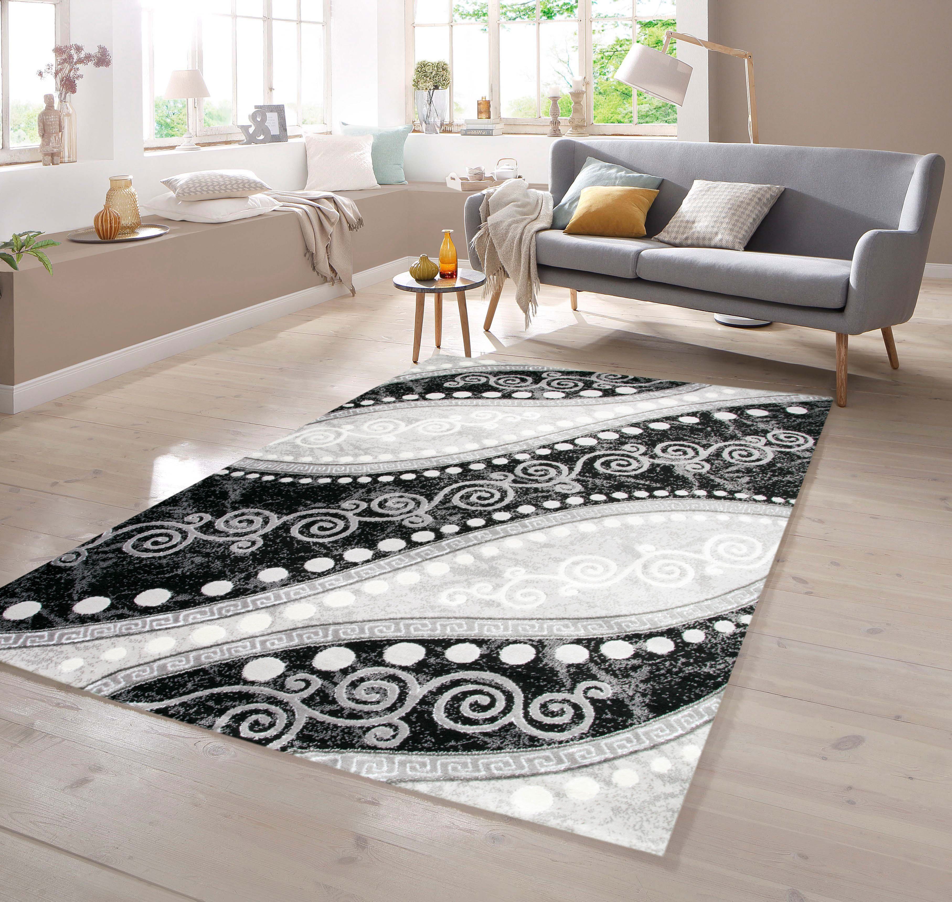 TeppichHome24 Teppich Moderner Teppich mit Glitzergarn günstig online kaufen