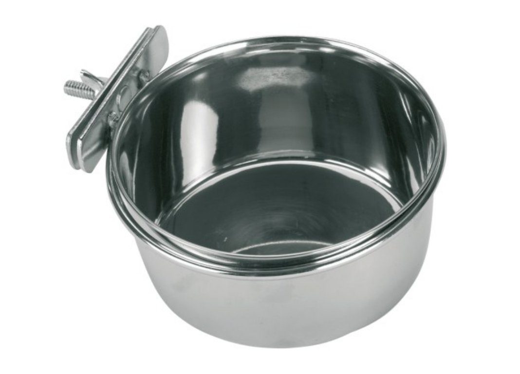 Napf Edelstahlnapf 300 ml, 9 cm Schraubbefestigung 83970