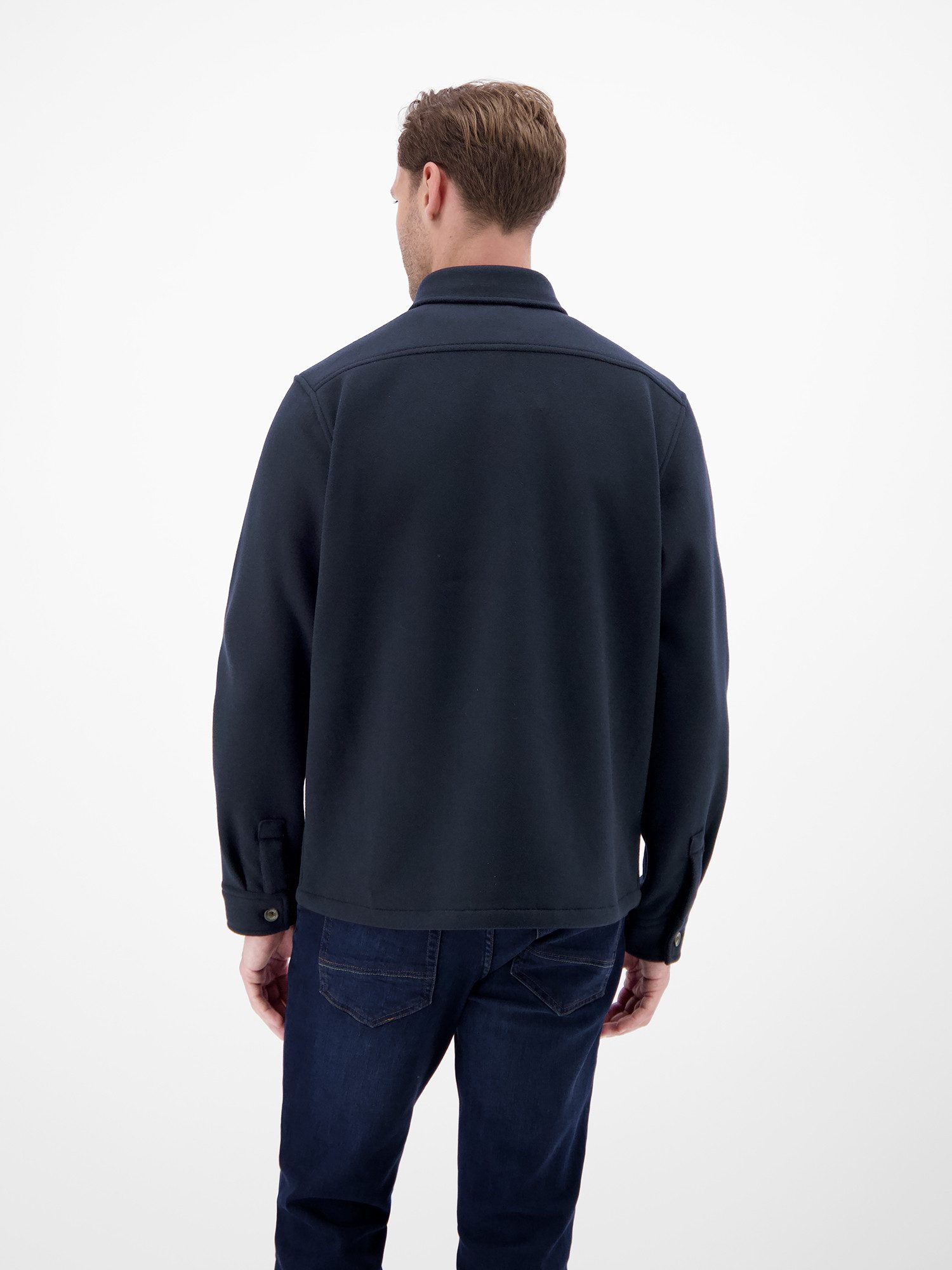 LERROS Langarmhemd LERROS Urban-Style Hemdjacke in Wolloptik günstig online kaufen