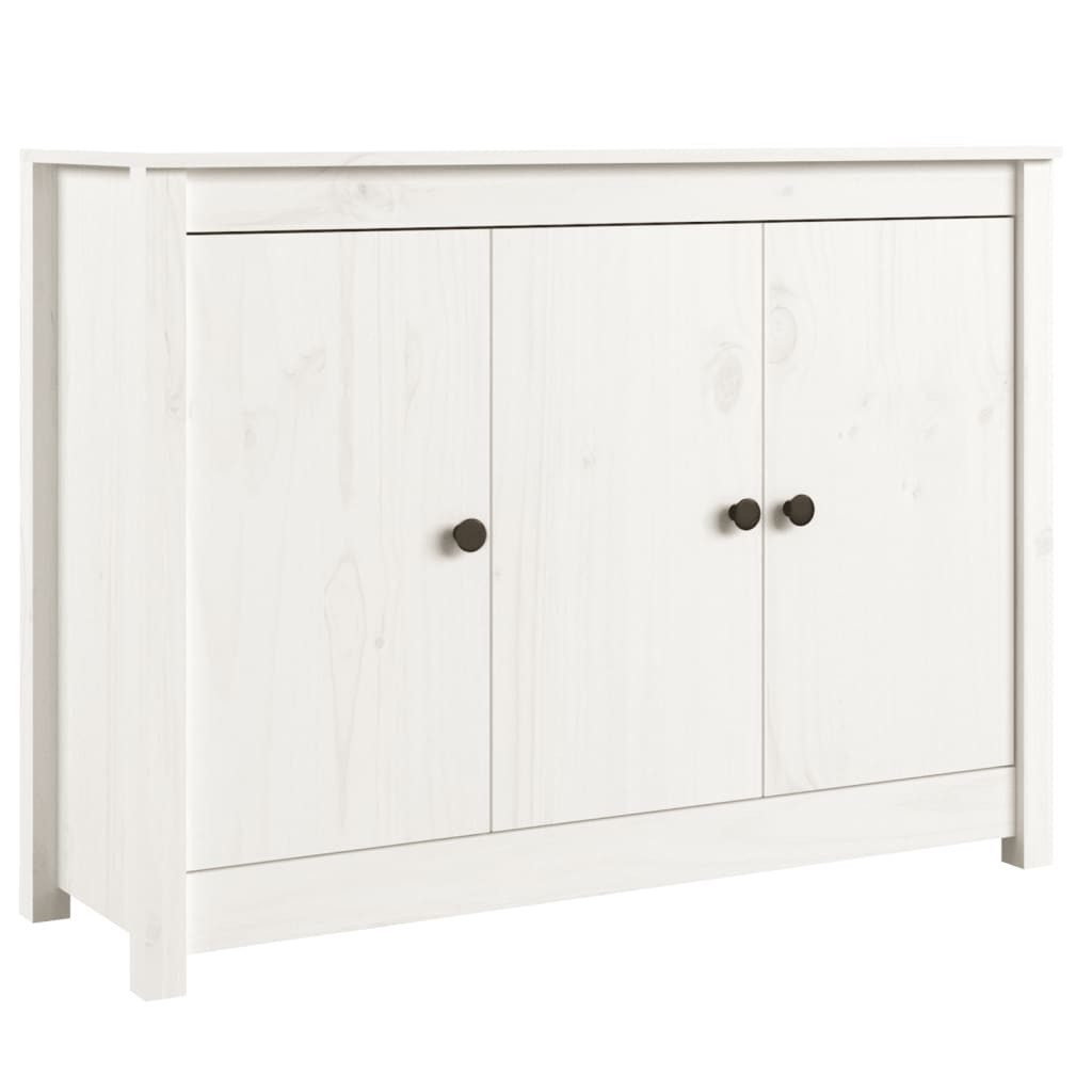 vidaXL Sideboard Sideboard Weiß 100x35x74 cm Massivholz Kiefer (1 St) günstig online kaufen