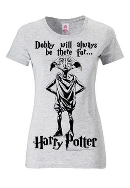 LOGOSHIRT T-Shirt Dobby Will Always Be There For mit niedlichem Frontdruck