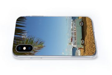 MuchoWow Handyhülle Strand - Bus - Surfen, Handyhülle Apple iPhone X/10, Smartphone-Bumper, Print, Handy