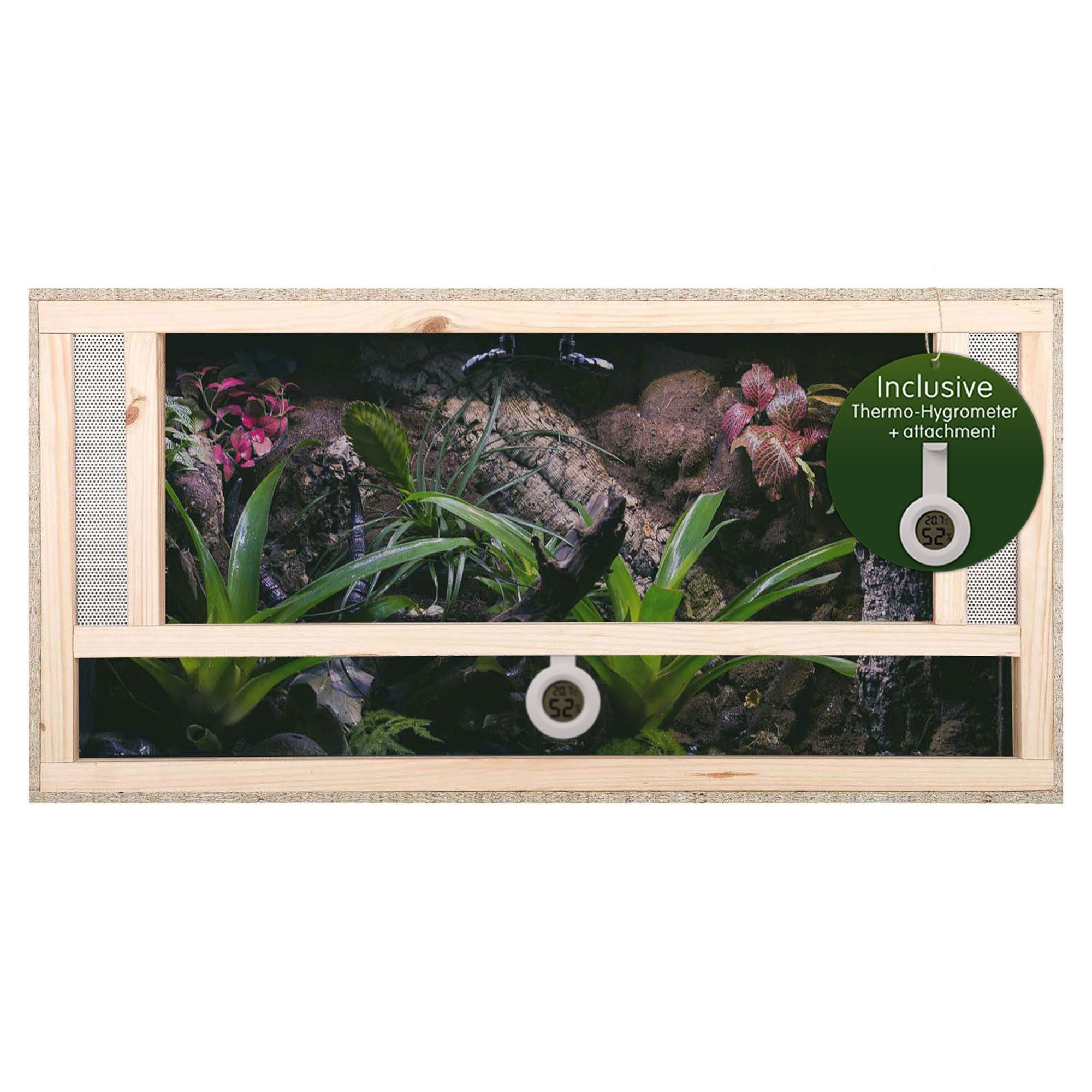 Terrarium Terrarium mit Frontbelüftung 100x60x60 cm