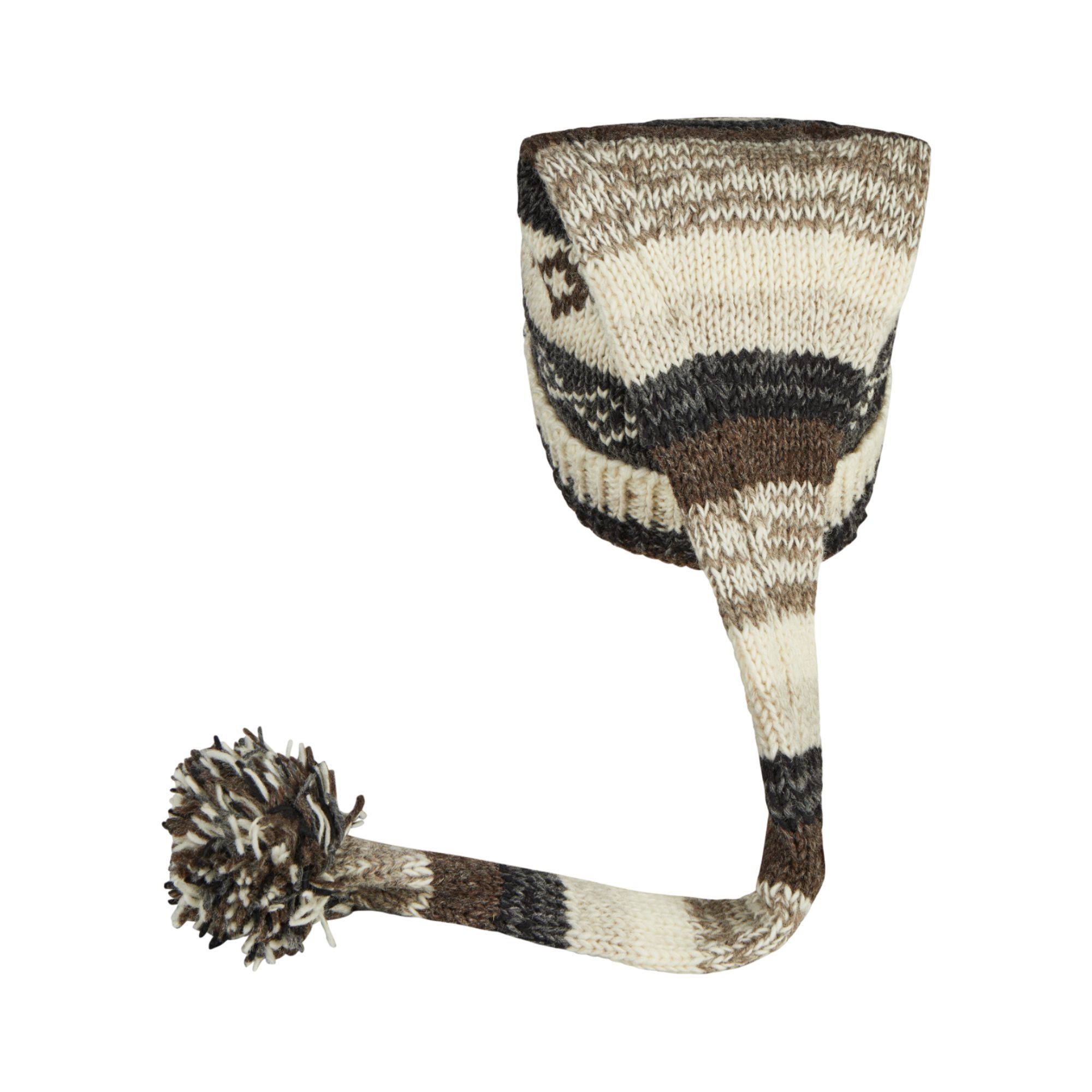 THC Natural Line Strickmütze THC Schafwoll Zipfelmütze 888 (1 Stück, 1-St., 1 Stück) Innenfutter: Fleece
