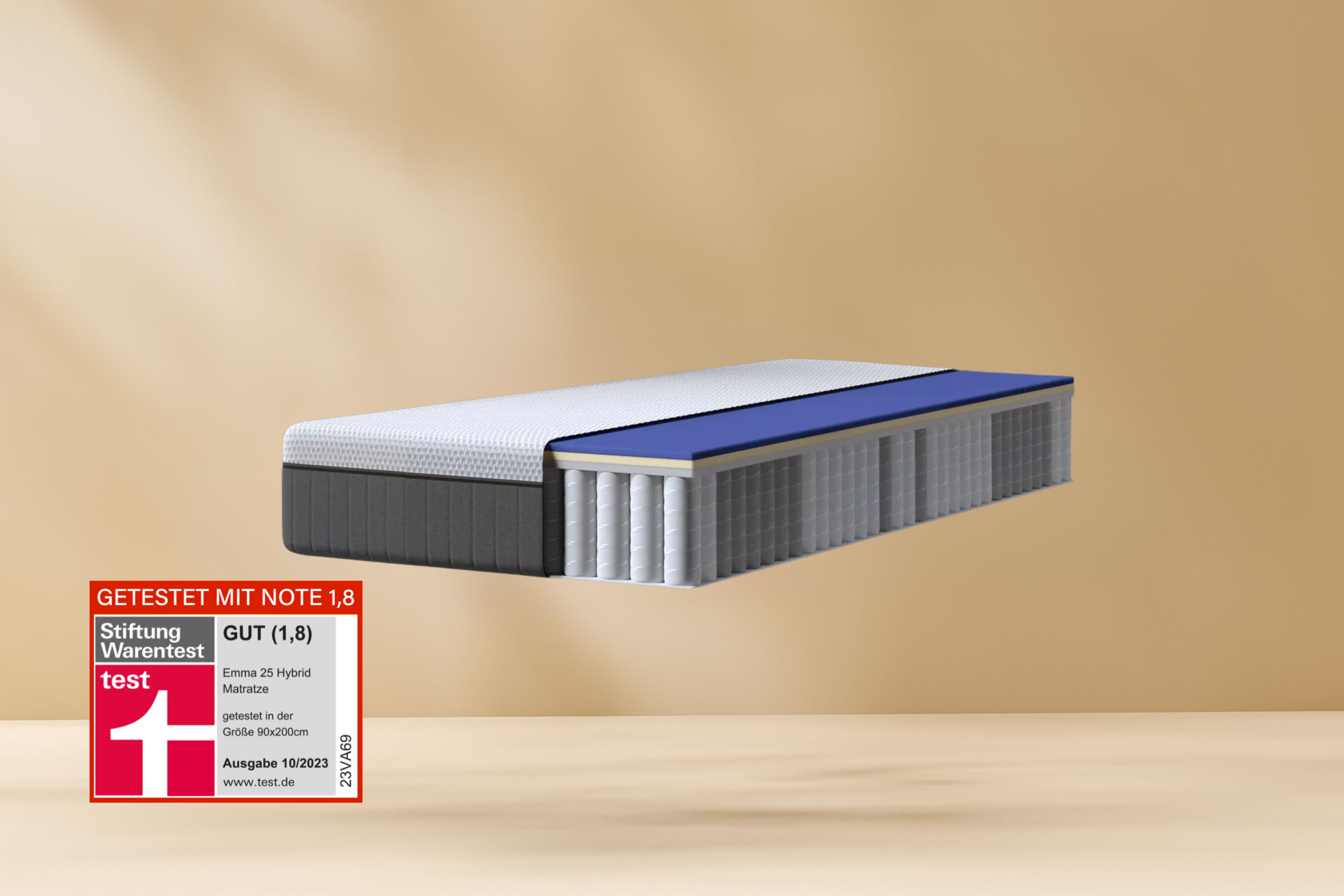 Taschenfederkernmatratze Emma 25 Hybrid, Emma, 25 cm hoch, (1-tlg) günstig online kaufen