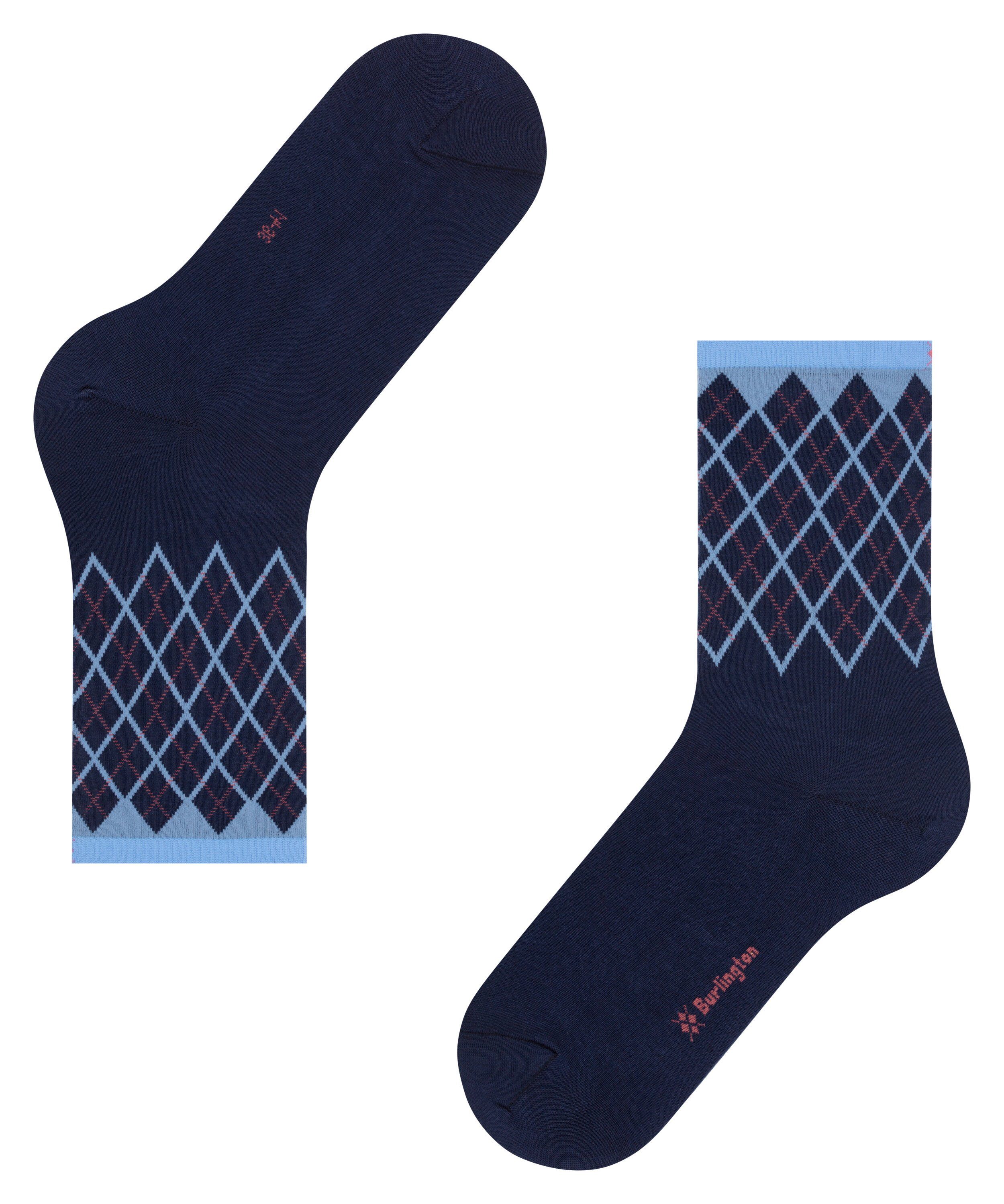 Burlington (6120) marine Socken (1-Paar) Mayfair