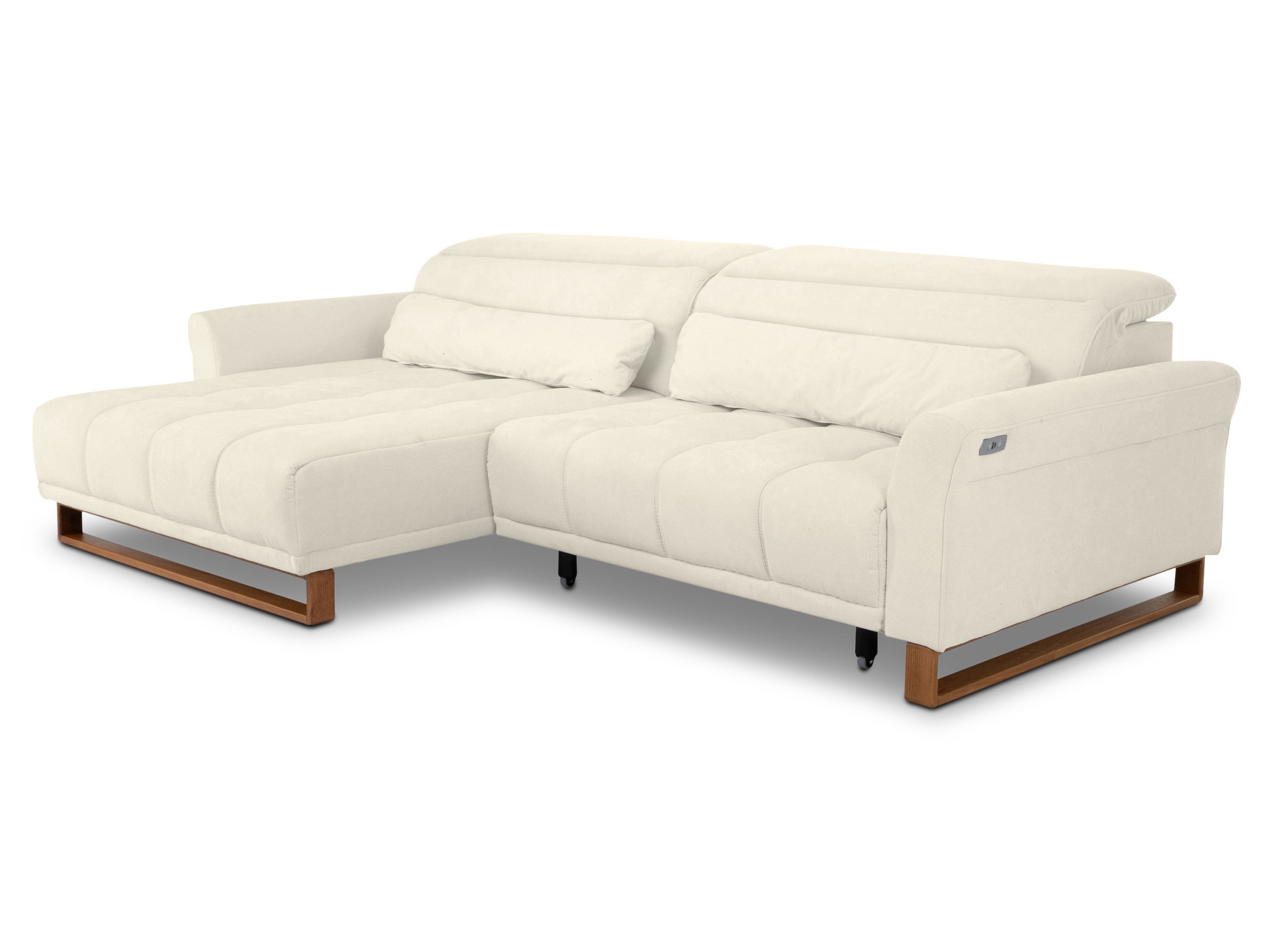 SANSIBAR LIVING Polsterecke Polsterecke SANSIBAR SKEDA BHT 277x80x179 cm Ecksofa Wohnlandschaft