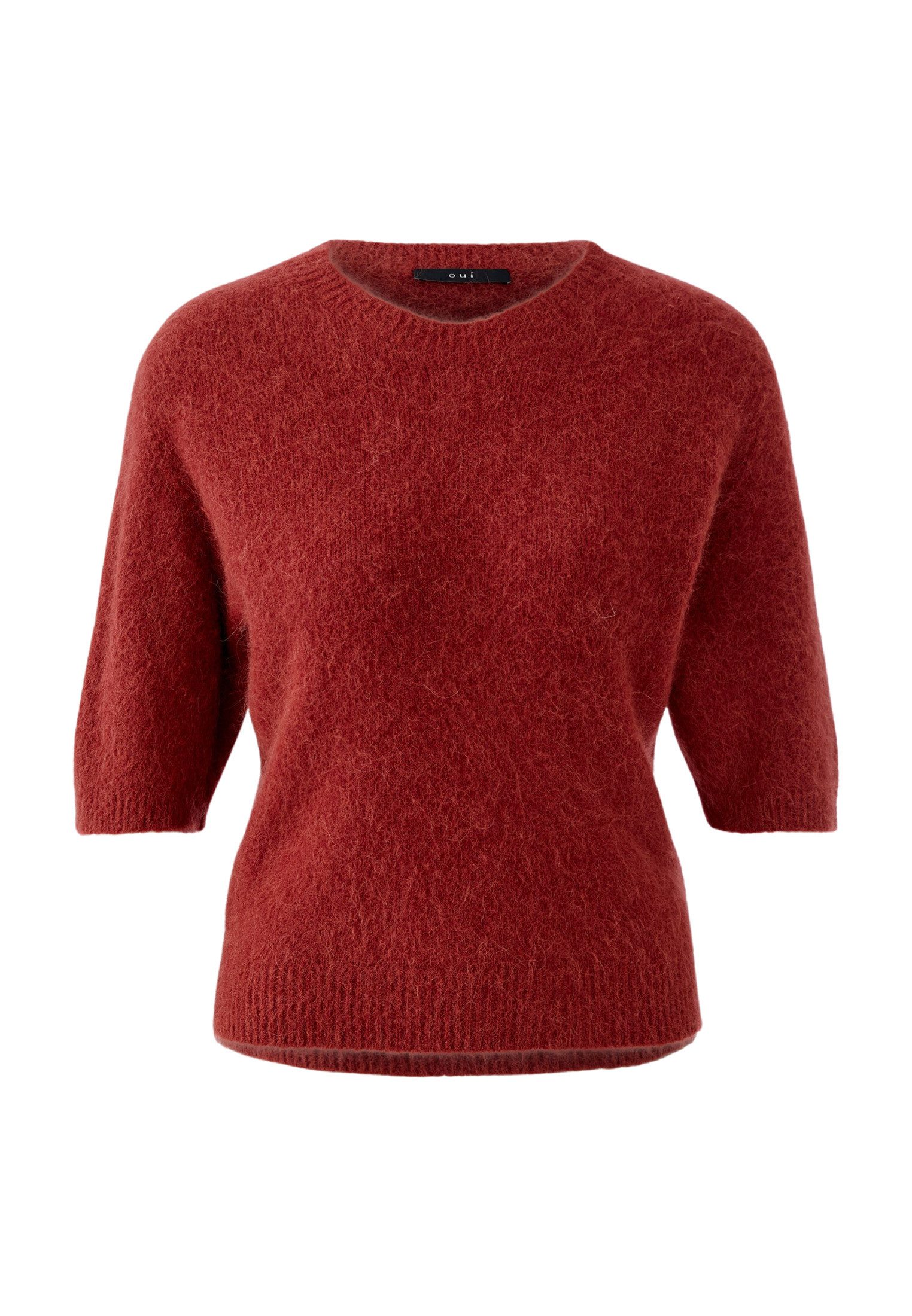 Oui Rundhalspullover