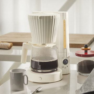 Alessi Filterkaffeemaschine Plissé Schwarz, Kunststofffilters