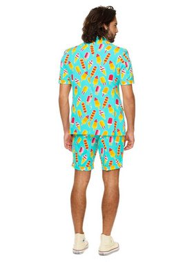 Opposuits Partyanzug Shorts Suit Iceman, Cooler Dress für heiße Tage