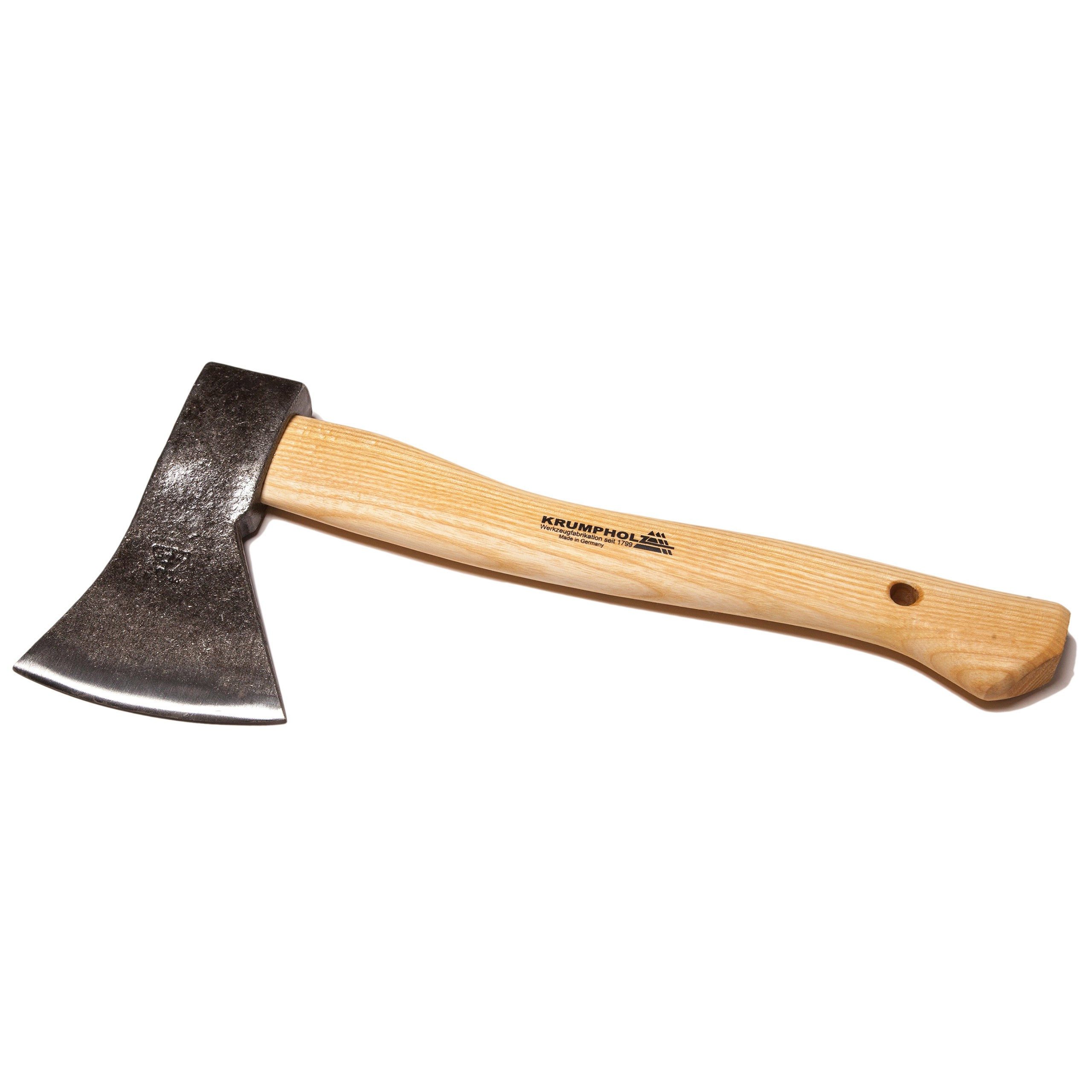 Krumpholz Axt Handaxt mit lackiertem Eschenholzstiel - 0,6 kg Krumpholz