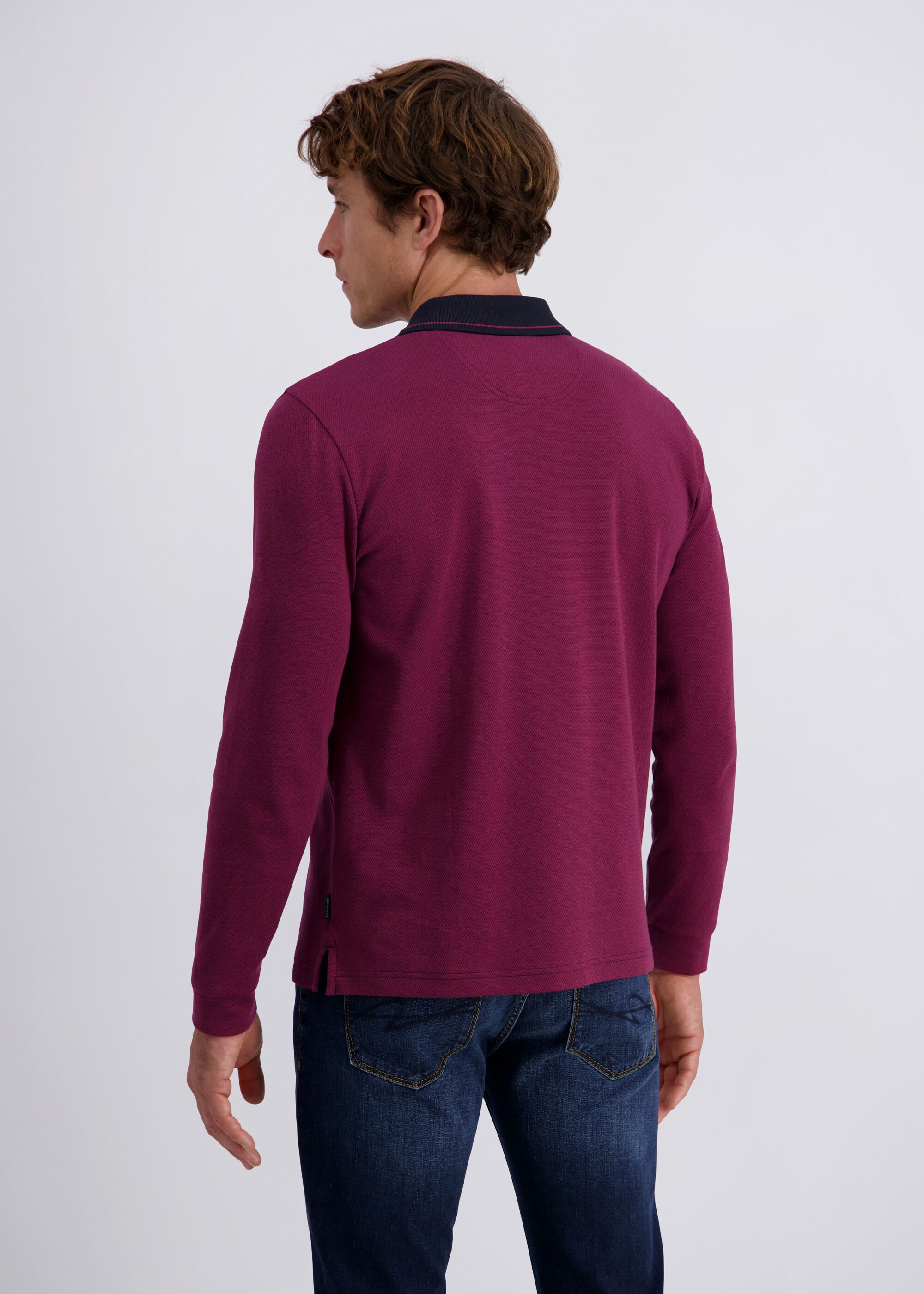 Pierre Cardin Langarmshirt (1-tlg) aus 100 Prozent Baumwolle