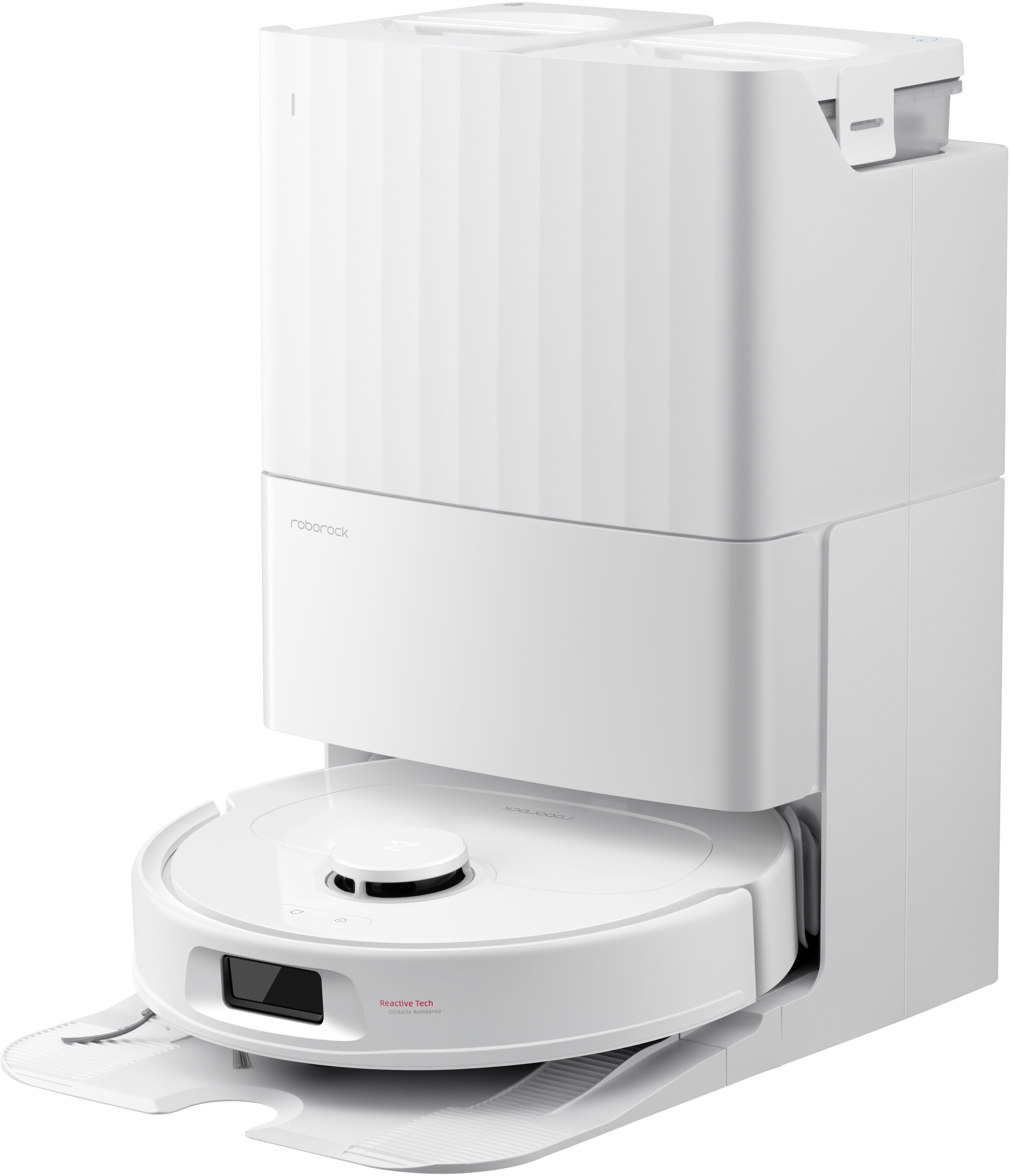 Roborock Saugroboter Roborock QR 598 mit Wischfunktion E11-Filter im Roboter, 60 W, beutellos, Moppreinigung mit 0,95 Rate, Trocknung mit kühler Luft