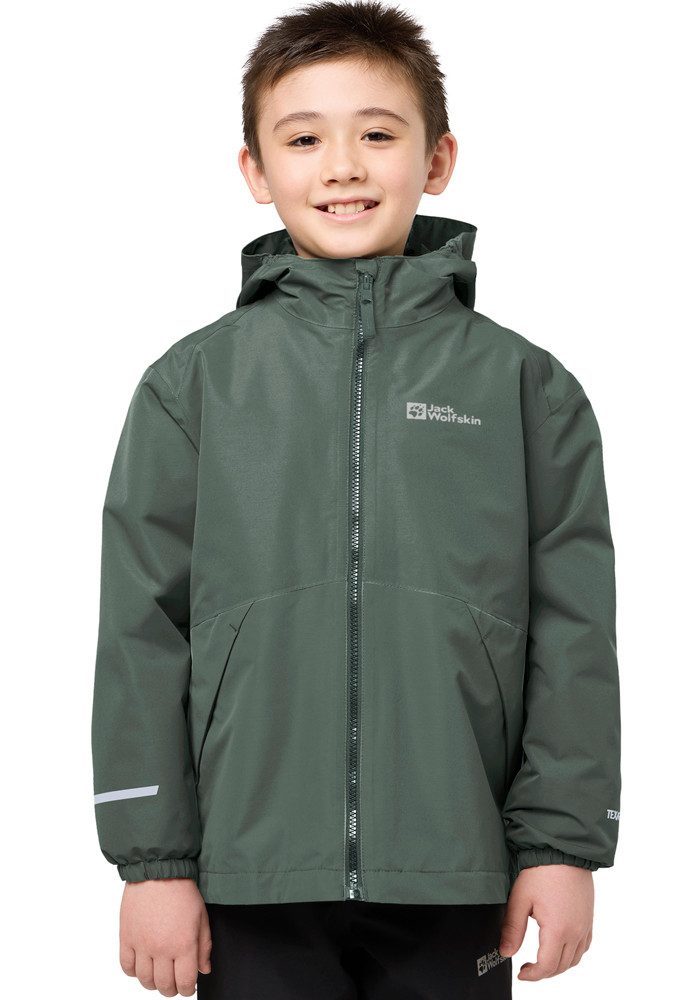Jack Wolfskin 3-in-1-Funktionsjacke ICELAND 3IN1 JACKET K mit Kapuze, wasserdicht, winddicht – Bild 2 von 5
