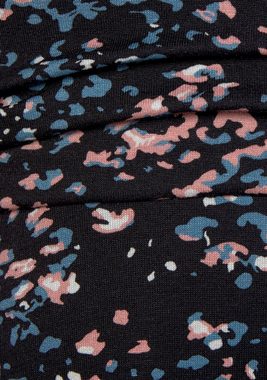 Vivance Jerseykleid mit Alloverdruck in Wickeloptik, Sommerkleid, Strandkleid