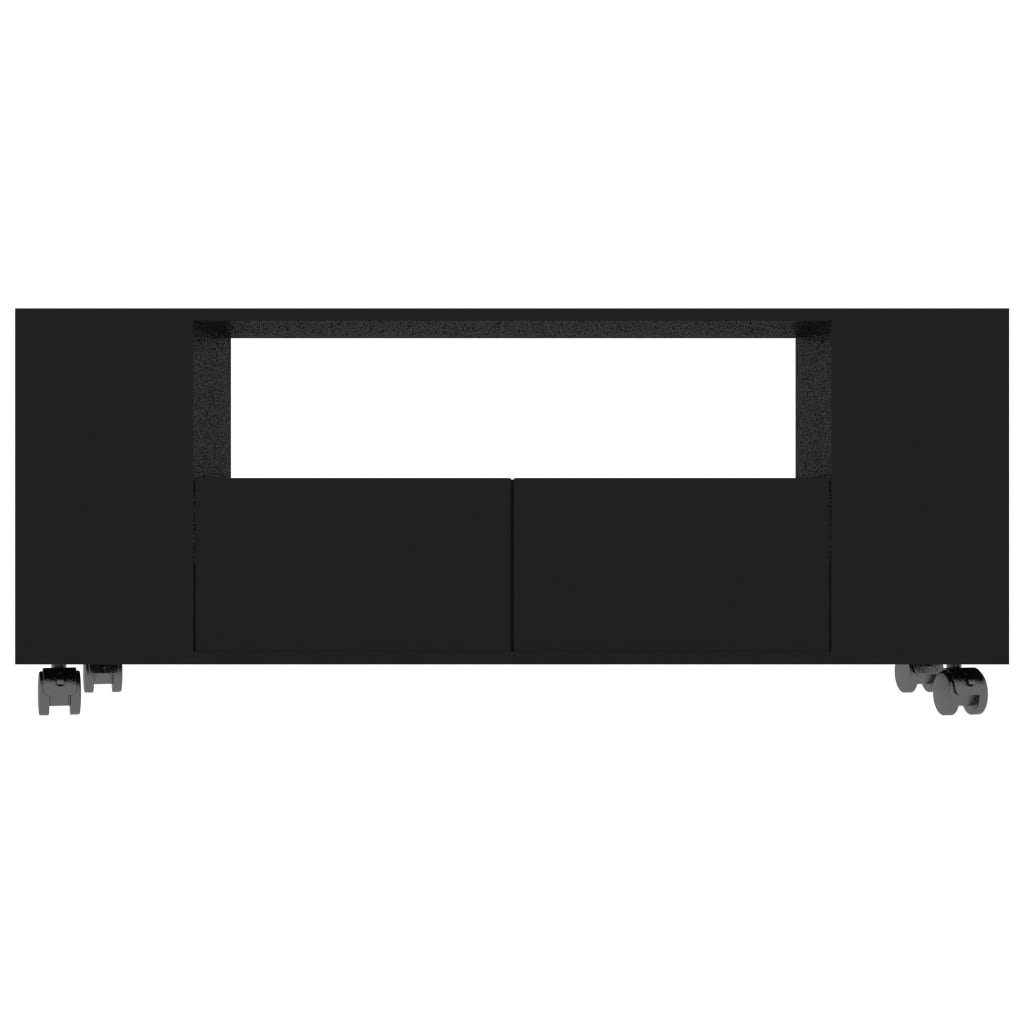 Holzwerkstoff furnicato TV-Schrank 120x35x48 Schwarz cm