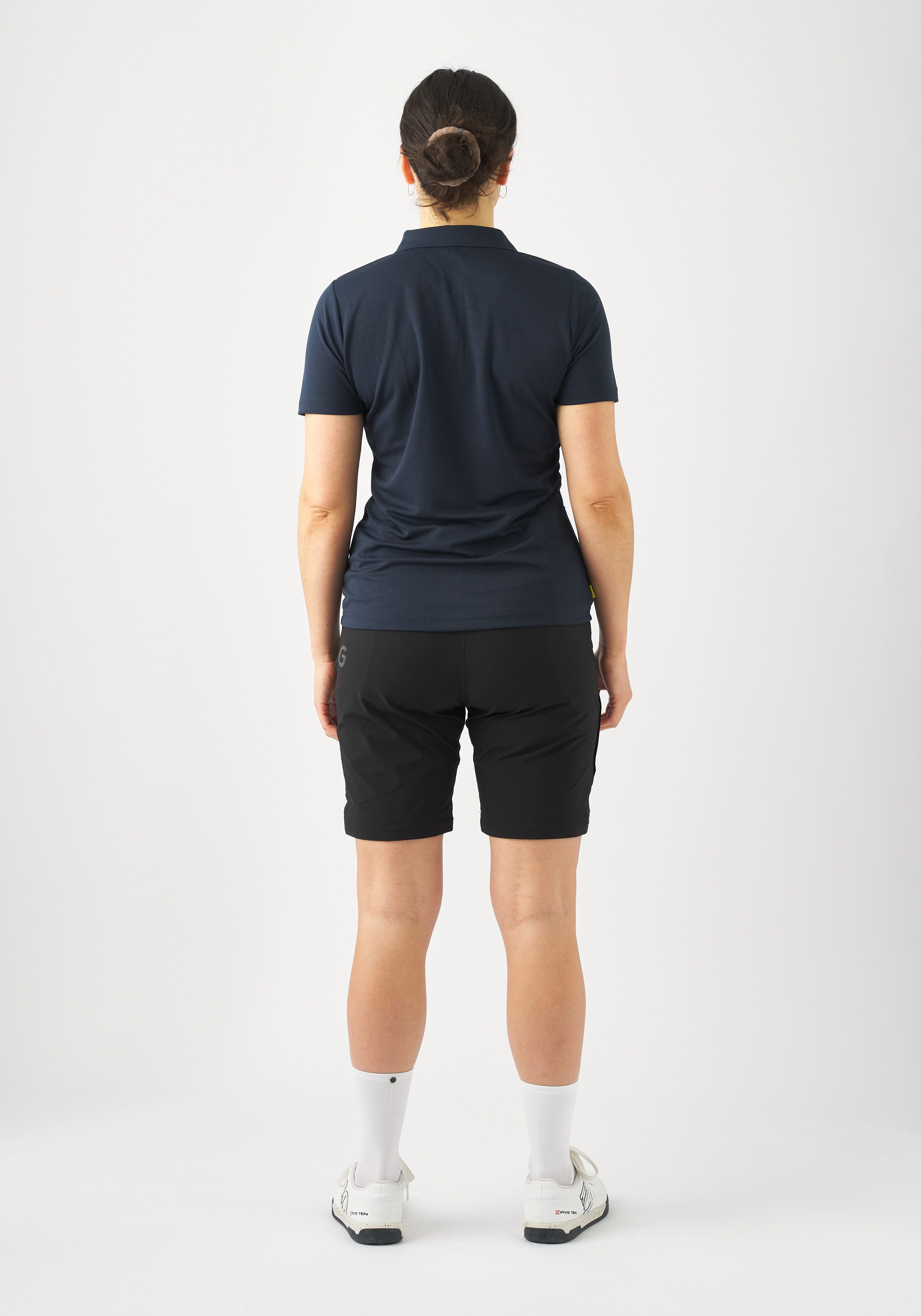 Gonso Fahrradhose Ruth Damen zipp-off Radhose mit Sitzpolster und Gürtel, wasserabweisend