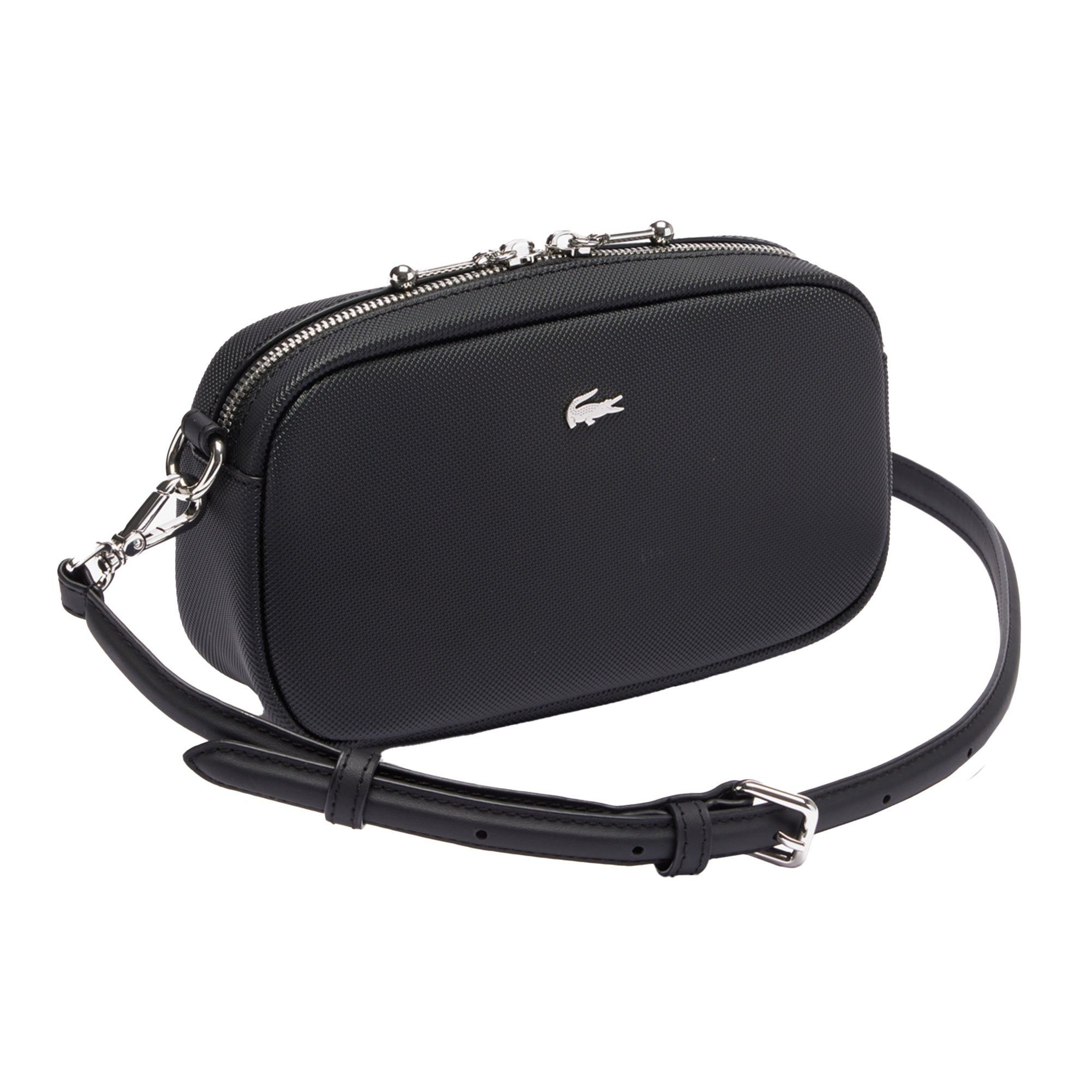 Lacoste Henkeltasche Damen Umhängetasche Lederimitat