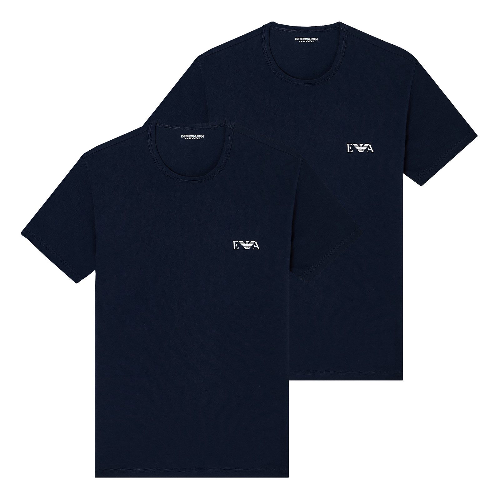 Emporio Armani Unterziehshirt 2er Pack T-Shirt (2-St., 2 Stück) mit Logo
