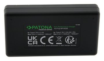 Patona Fujifilm XT4 / X-T4 PD Schnell-Ladegerät USB-C Kamera-Ladegerät (USB-C Nylon Kabel inklusive)