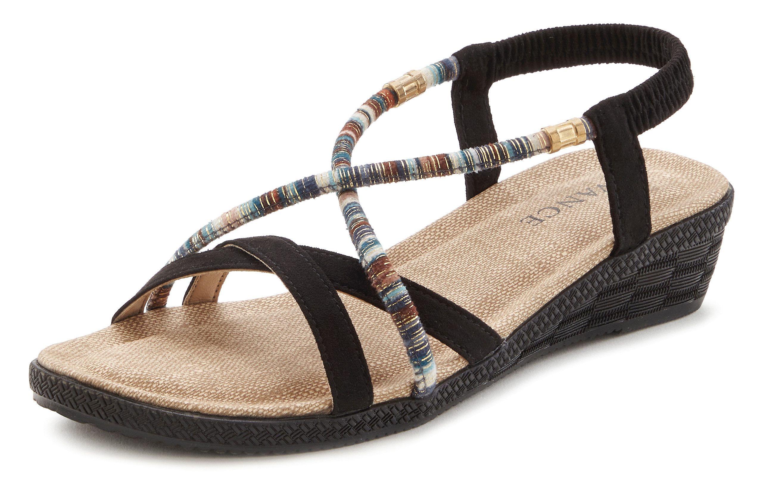 Vivance Sandale "Sommerschuh", mit dezenten Schmuckelementen, Sandalette, S günstig online kaufen