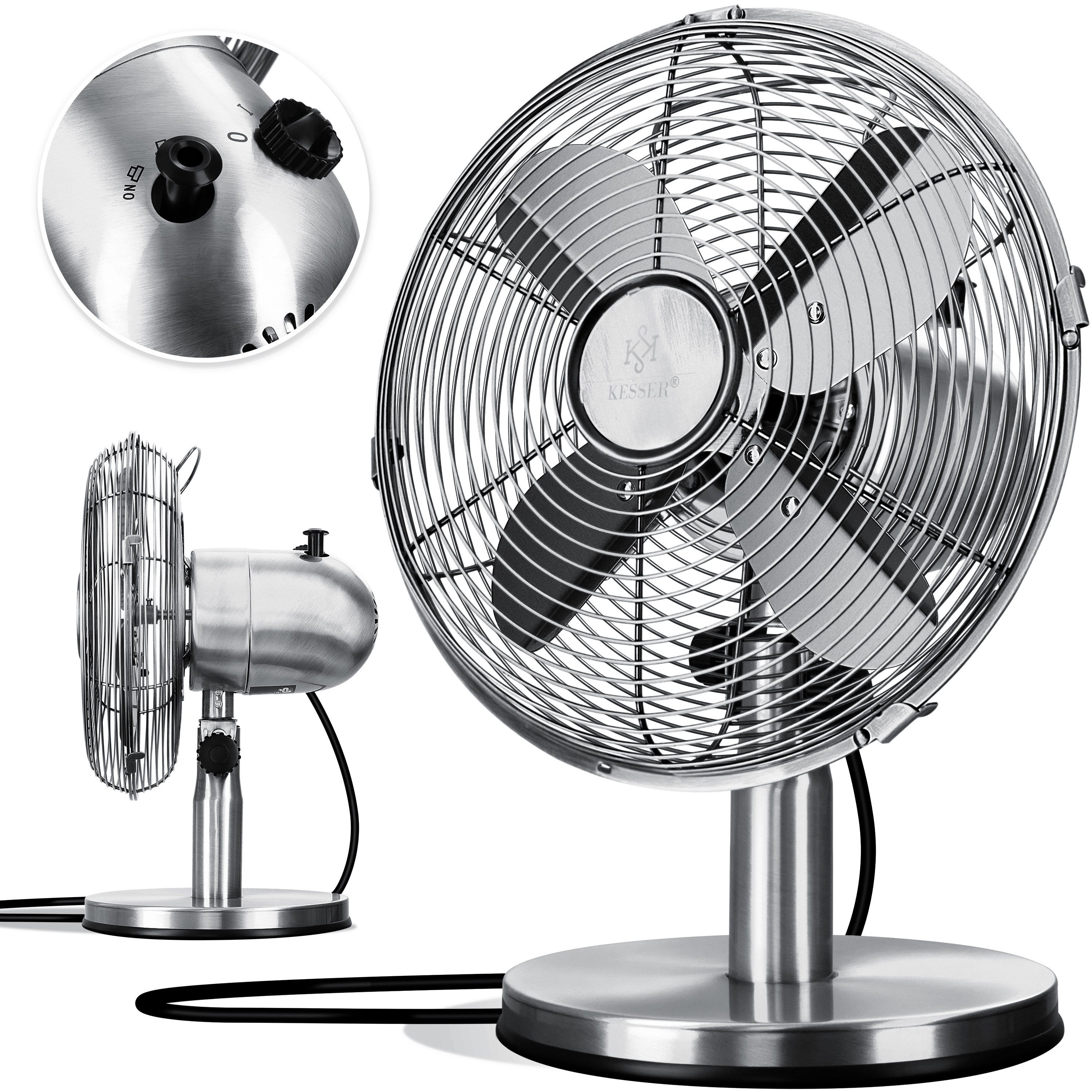 Standventilator Luftkühler Klimagerät Lüfter Windmaschine Ionisator grau 