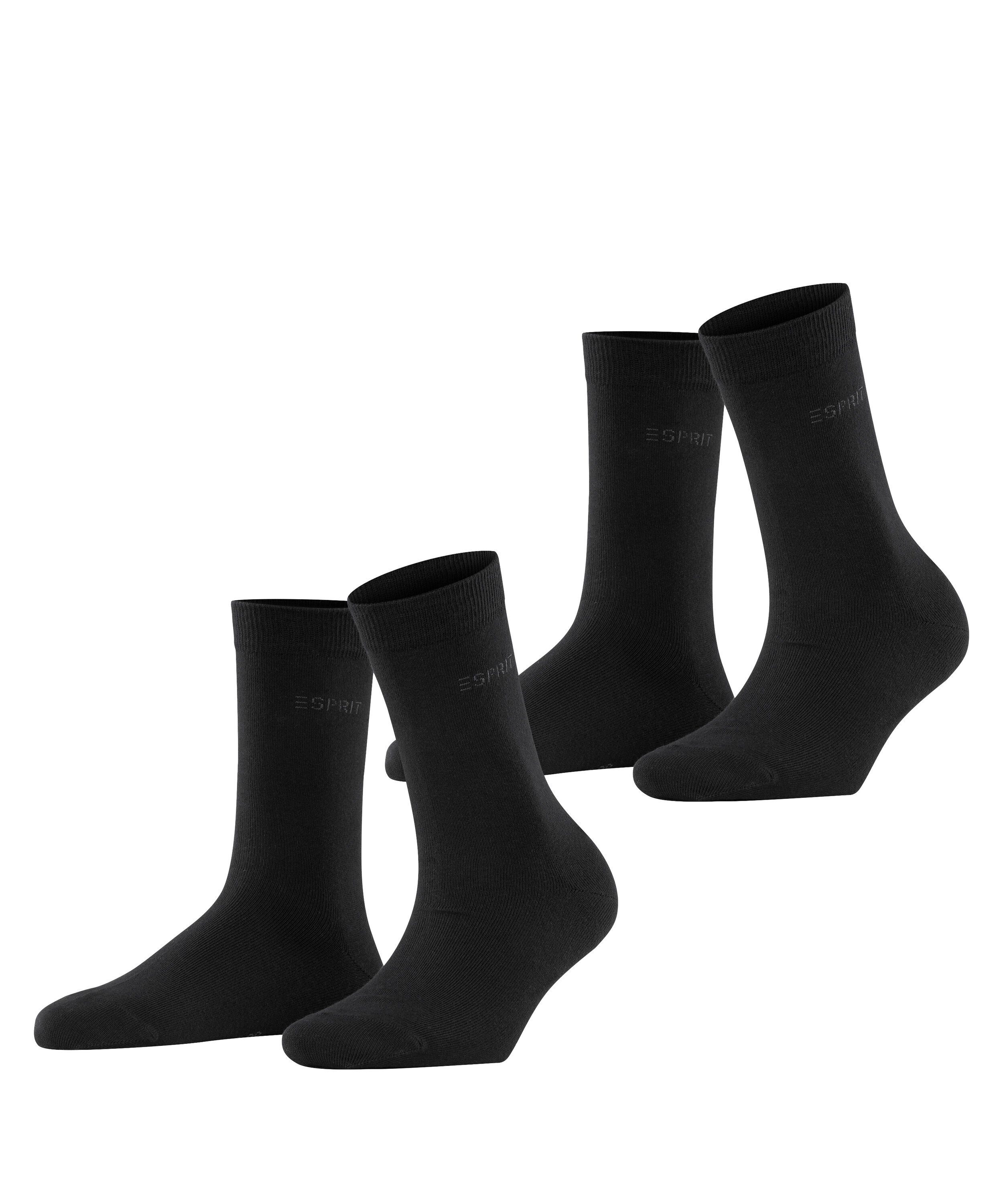 Esprit Socken Esprit Uni 2-Pack Damen aus elastischem Material (2-Paar) aus elastischem Material